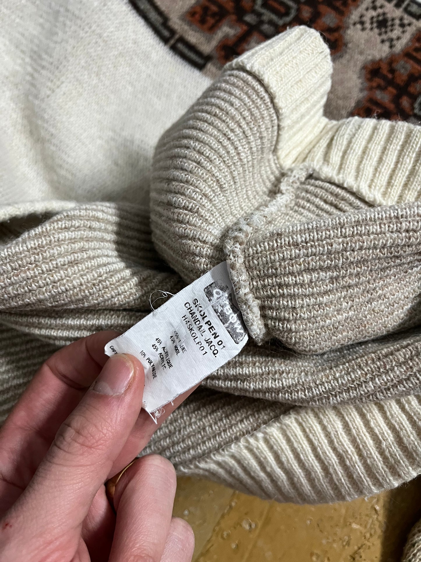 Oxbow vintage knit wool sweater - XL