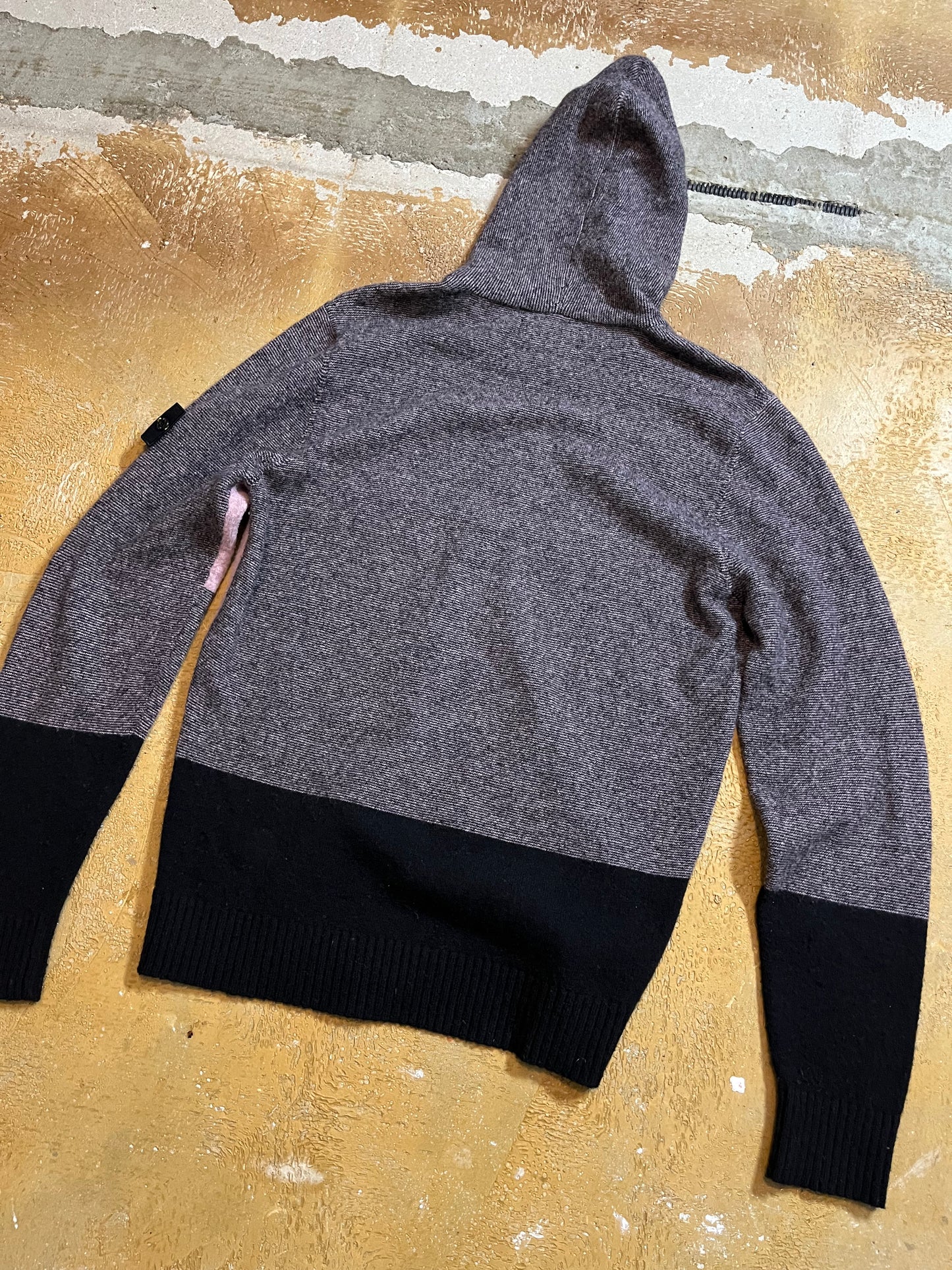 Stone Island knit zip-up sweater - L