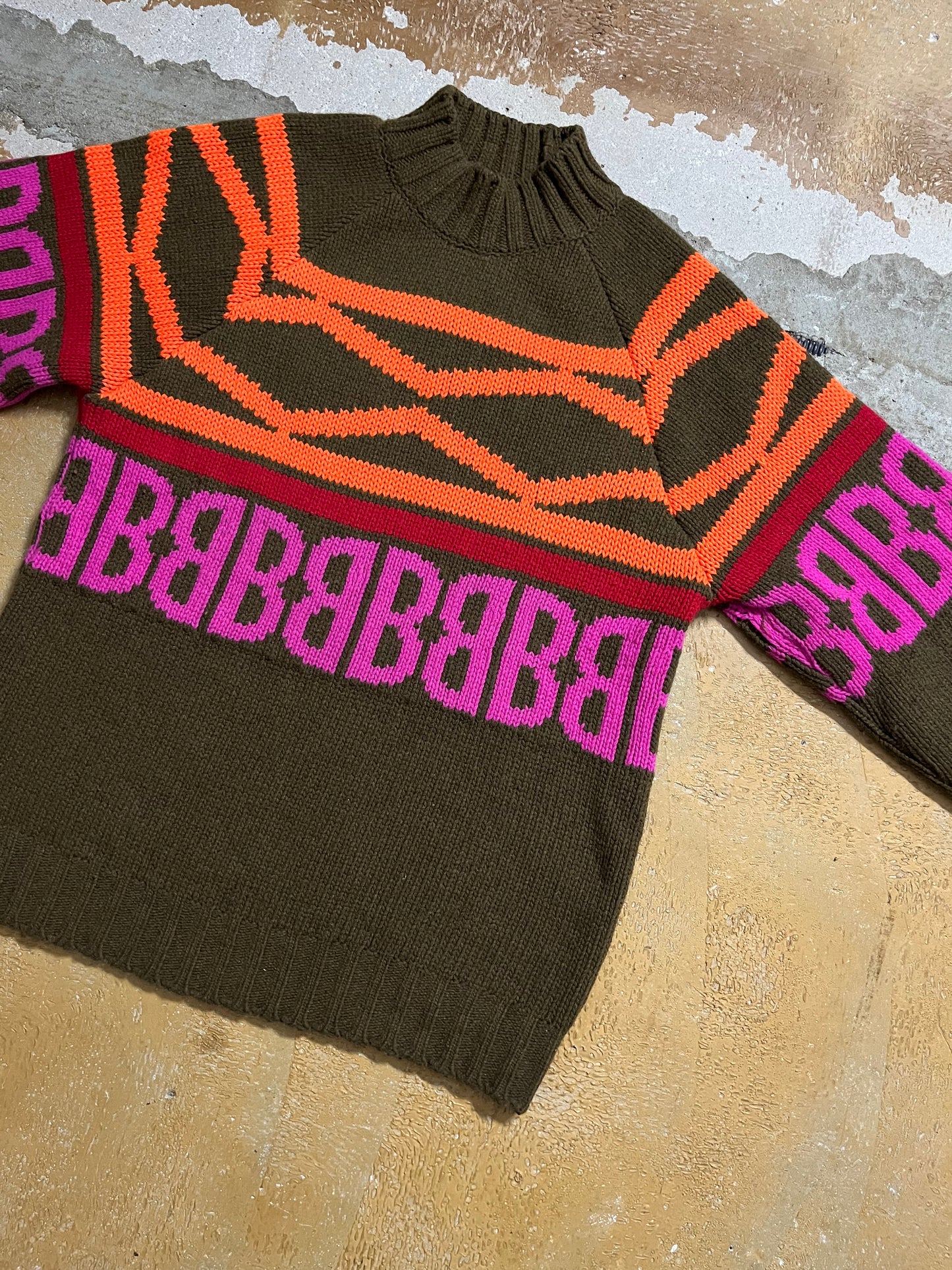Dirk Bikkemberg vintage heavy knit wool sweater - L