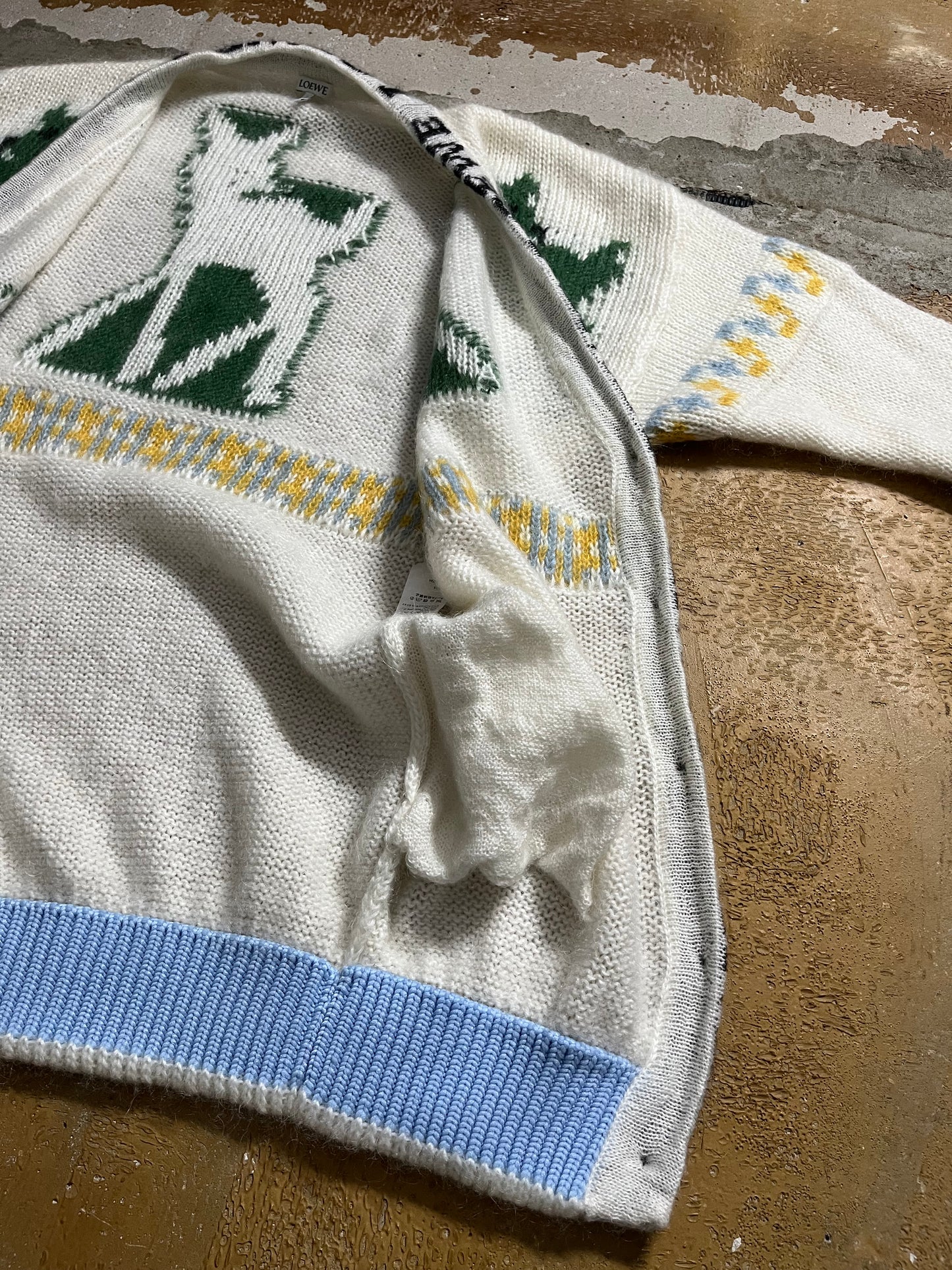 Loewe mohair knit cardigan - XS