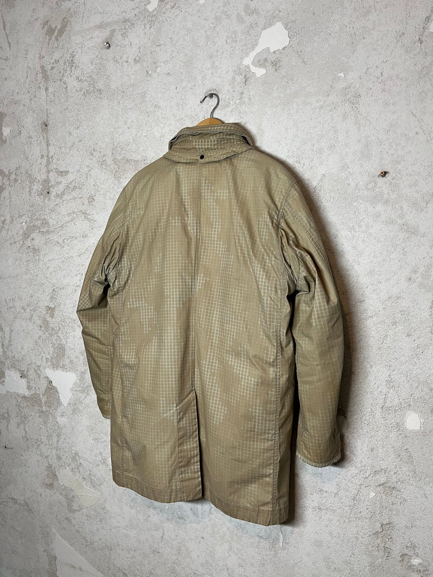 Stone Island AW/17 Ice camo grid jacket - L