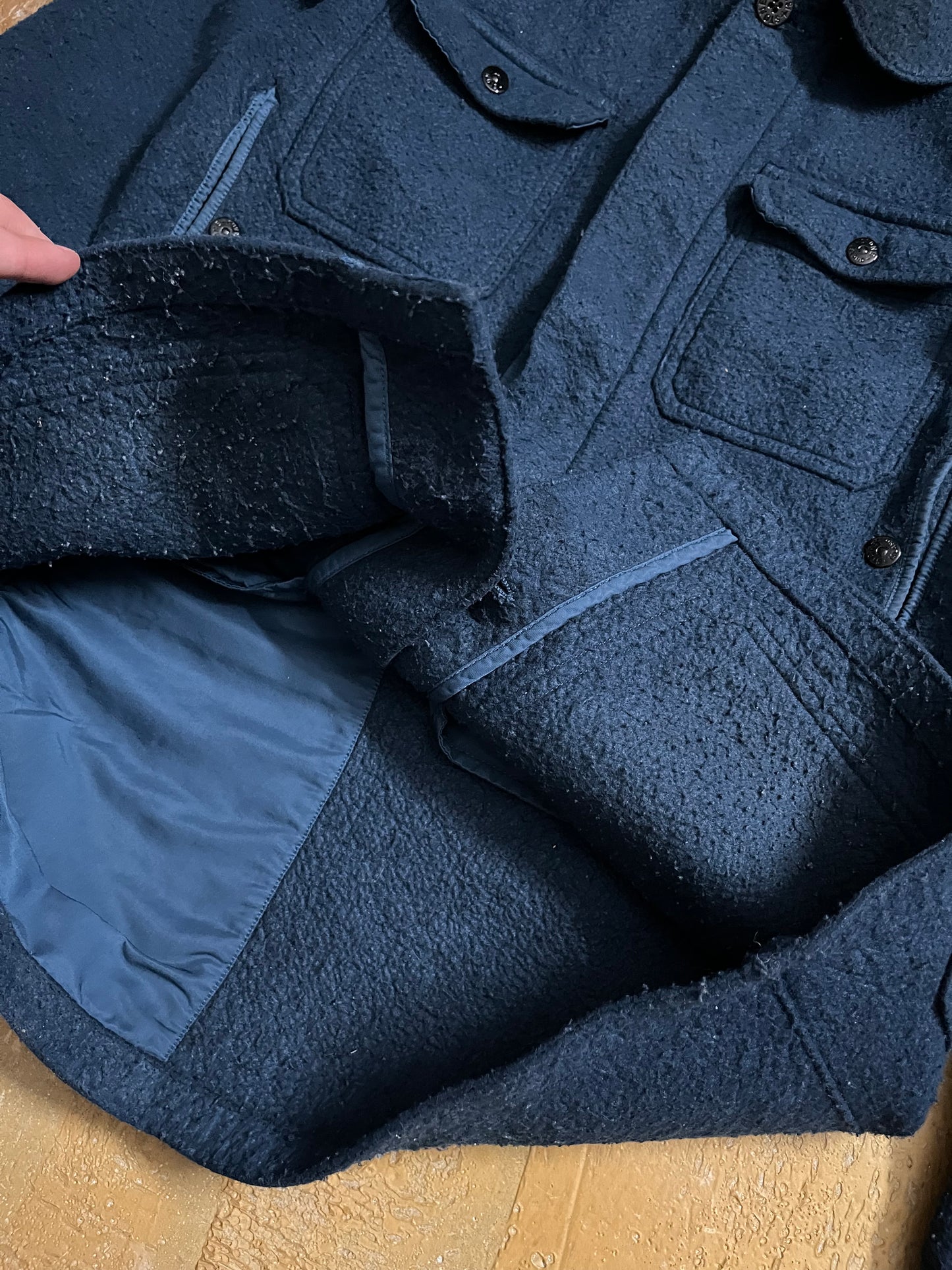 Stone Island 2004 wool 4 pocket jacket - S