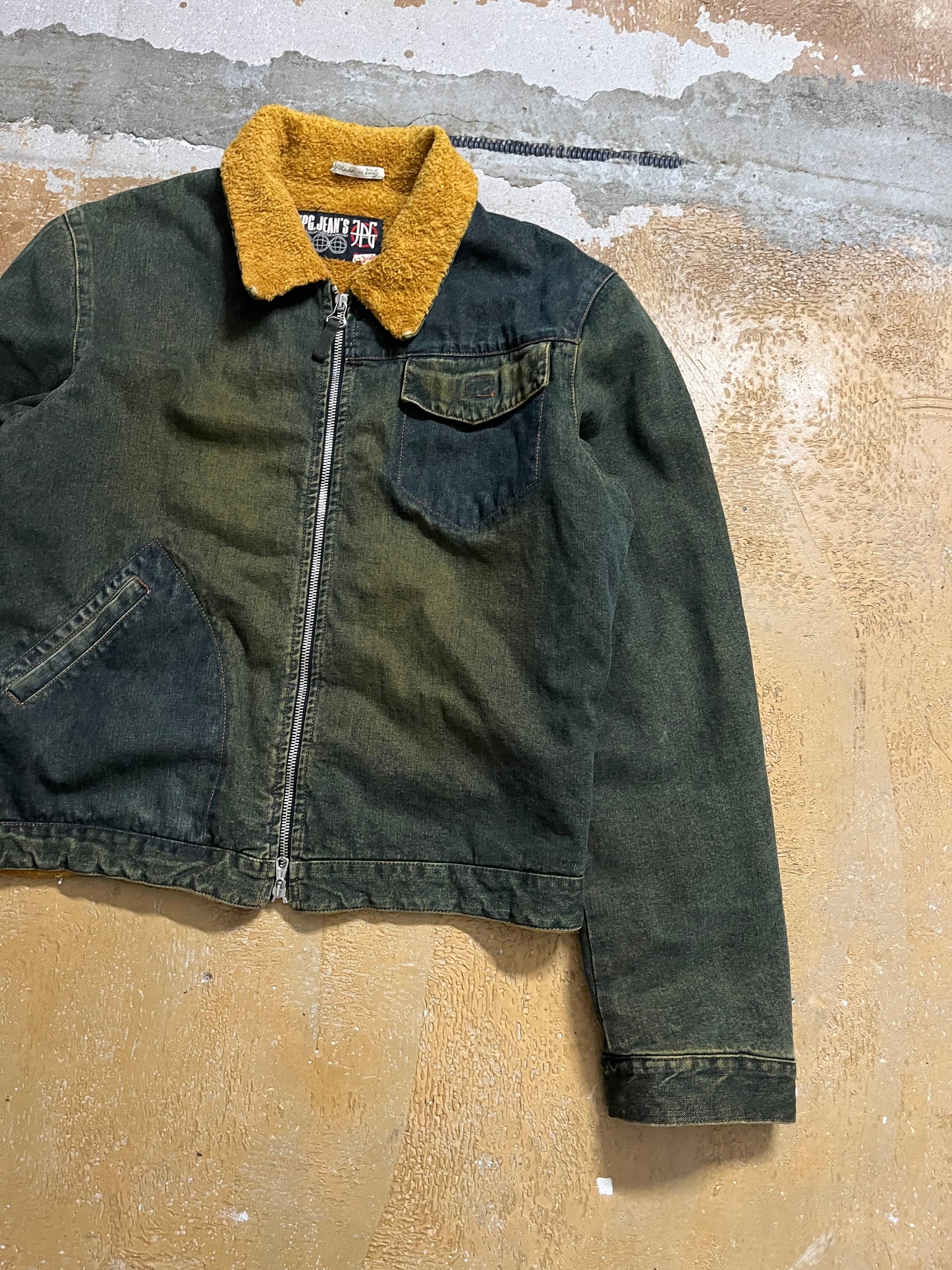 Jean Paul Gaultier acid wash denim jacket - XS