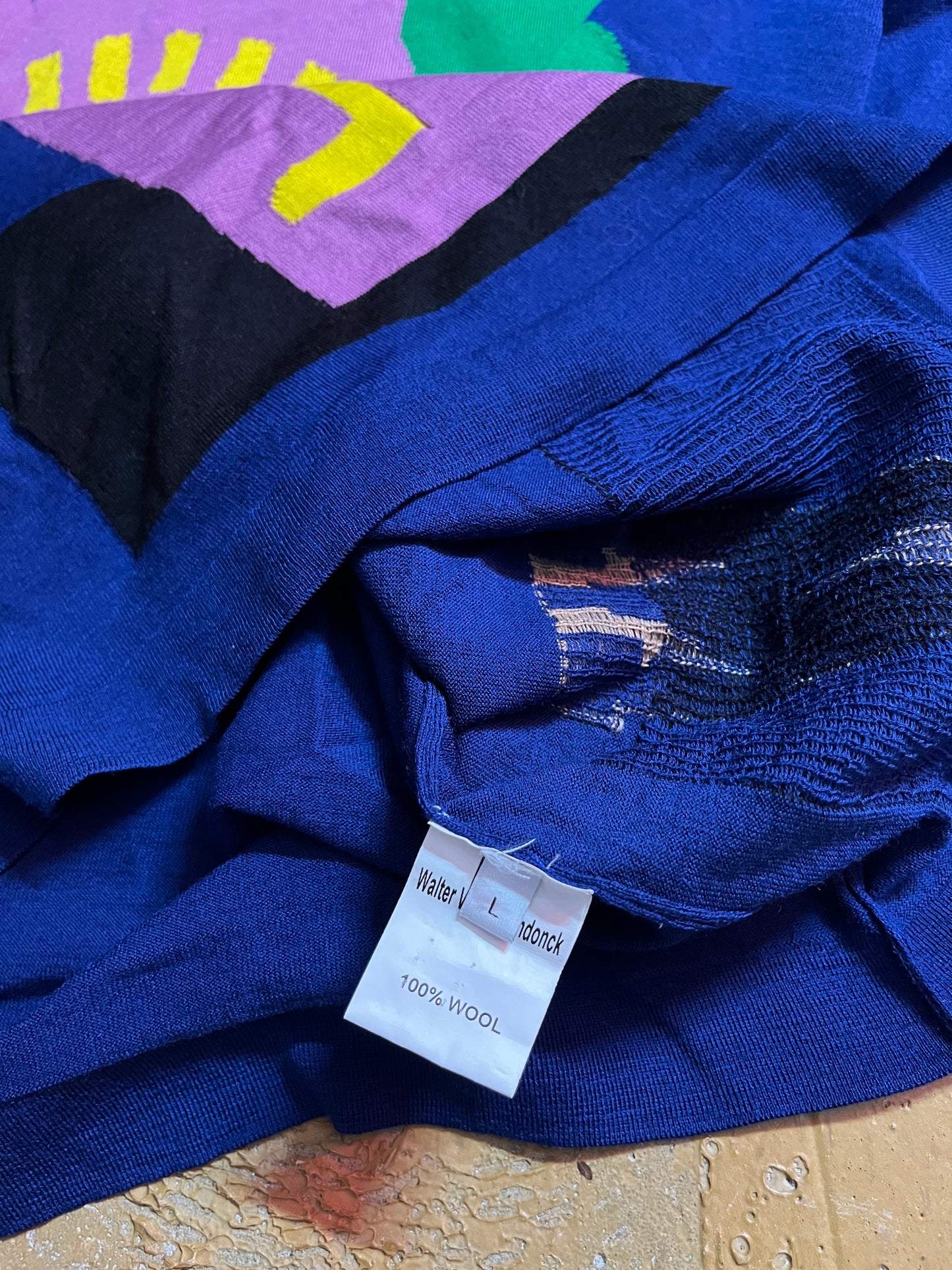 Walter van Beirendonck runway 100% wool sweater - L