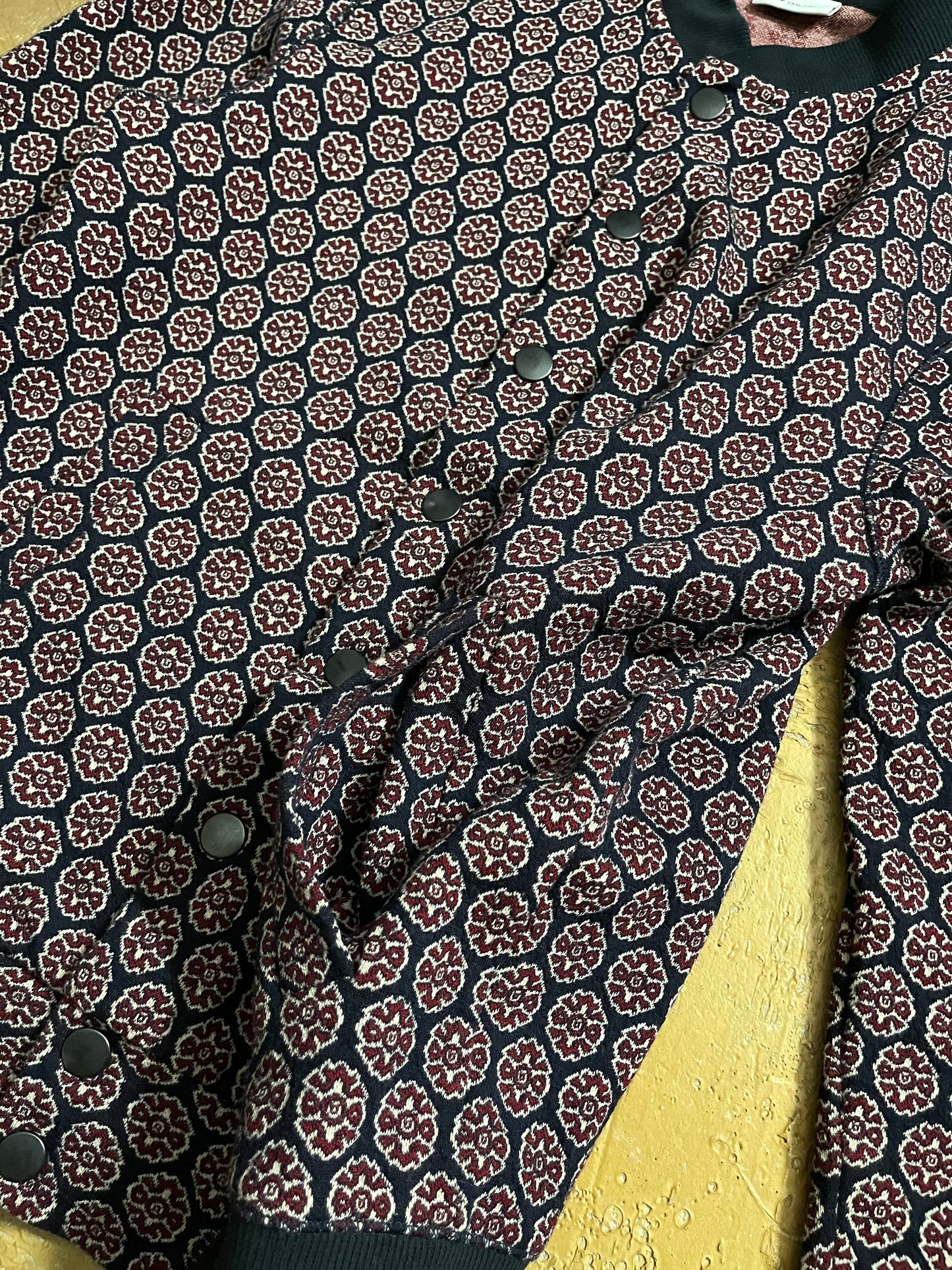 Dries van Noten 15AW monogram knit sweater - S