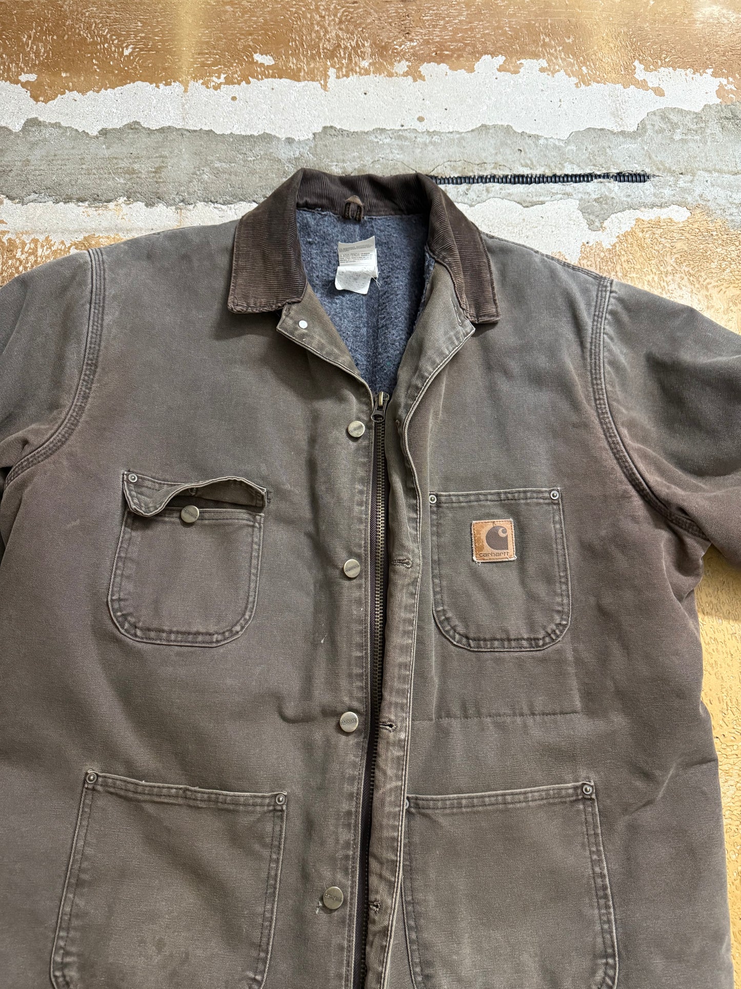 Carhartt CO2CHT vintage blanket lined chore jacket - XL