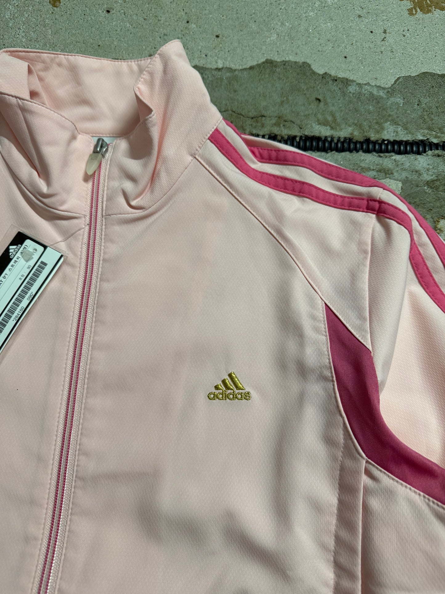 Vintage Adidas deadstock pink jacket - S