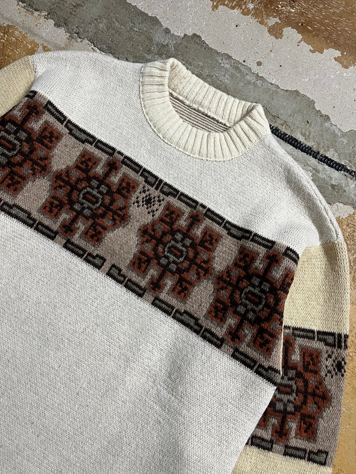 Oxbow vintage knit wool sweater - XL