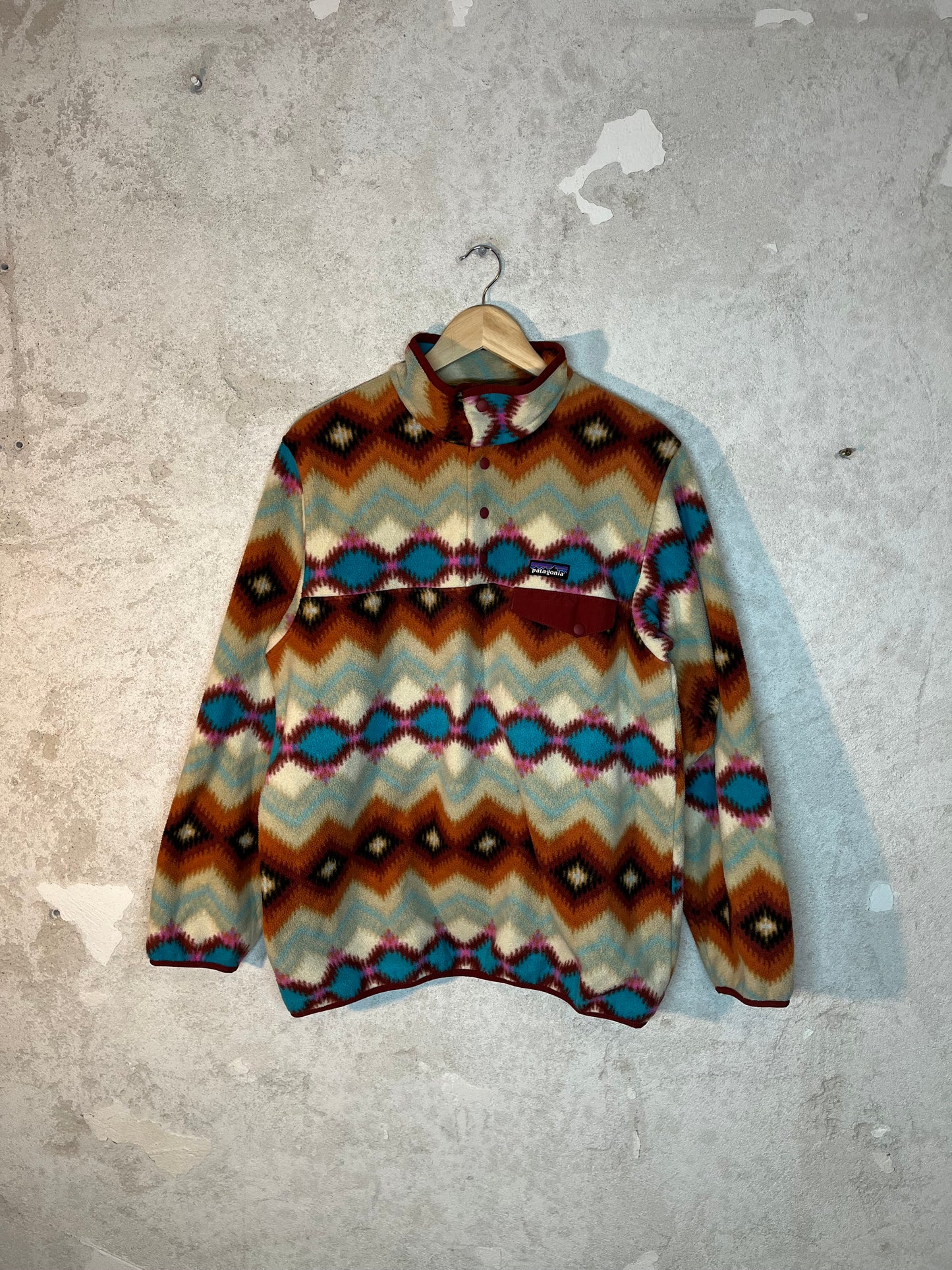Patagonia Synchilla multicolor fleece sweater - XL
