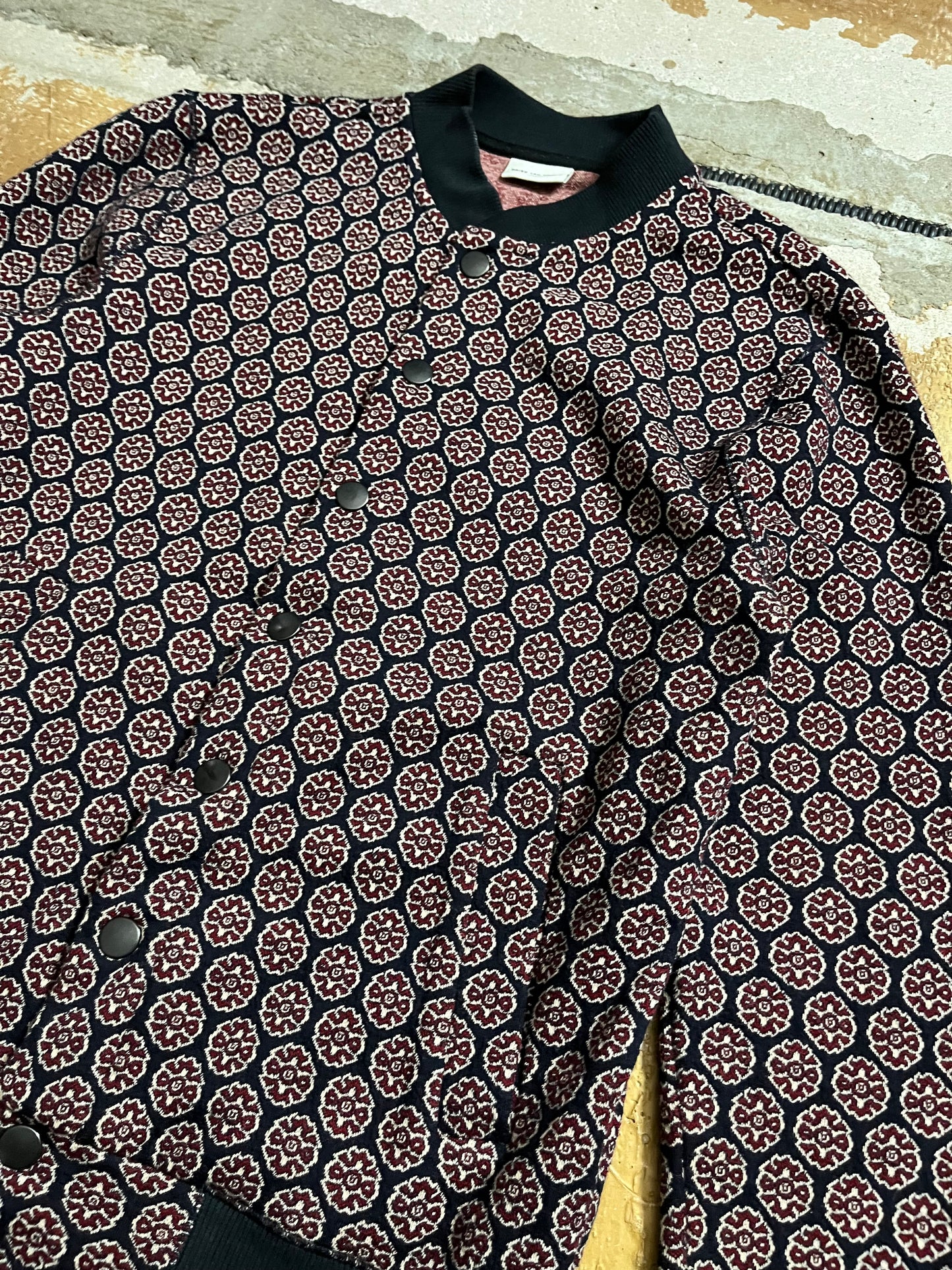 Dries van Noten 15AW monogram knit sweater - S