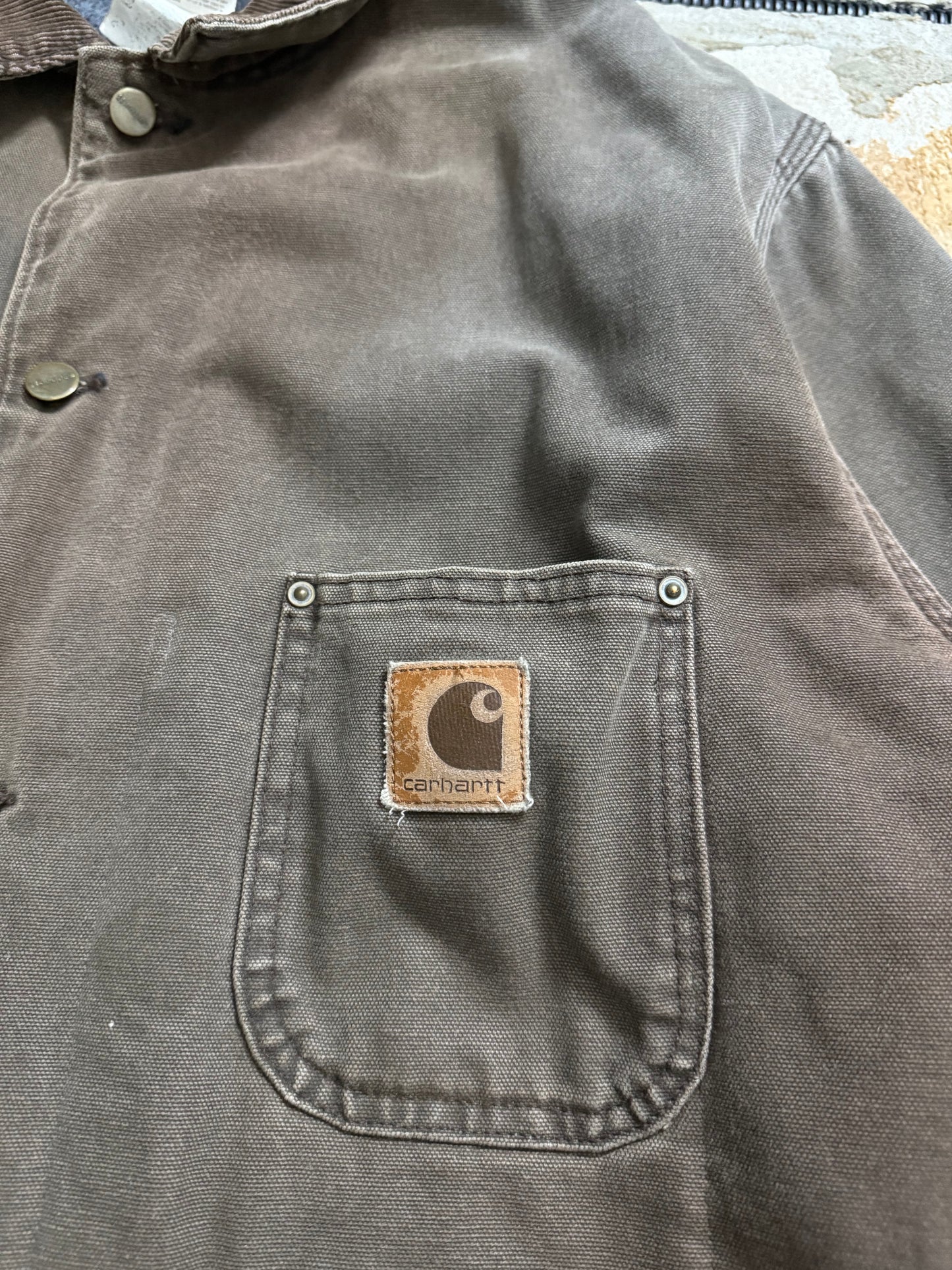 Carhartt CO2CHT vintage blanket lined chore jacket - XL