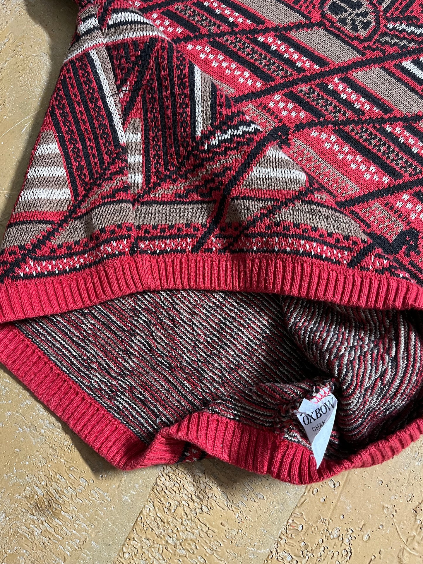 Oxbow vintage ski winter sweater - S