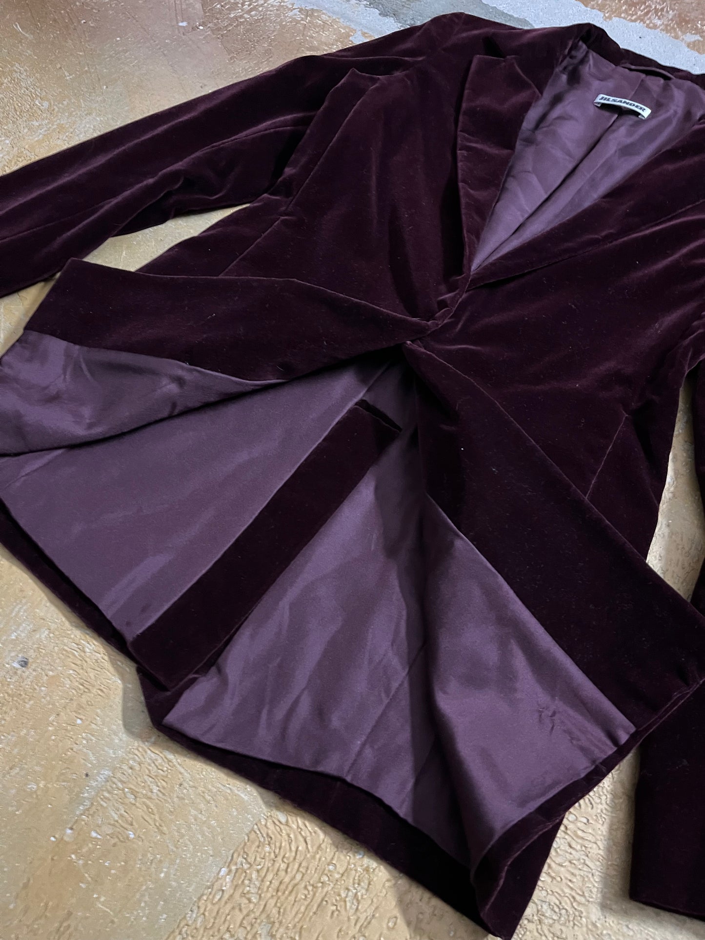 Jil Sander velvet jacket - XS