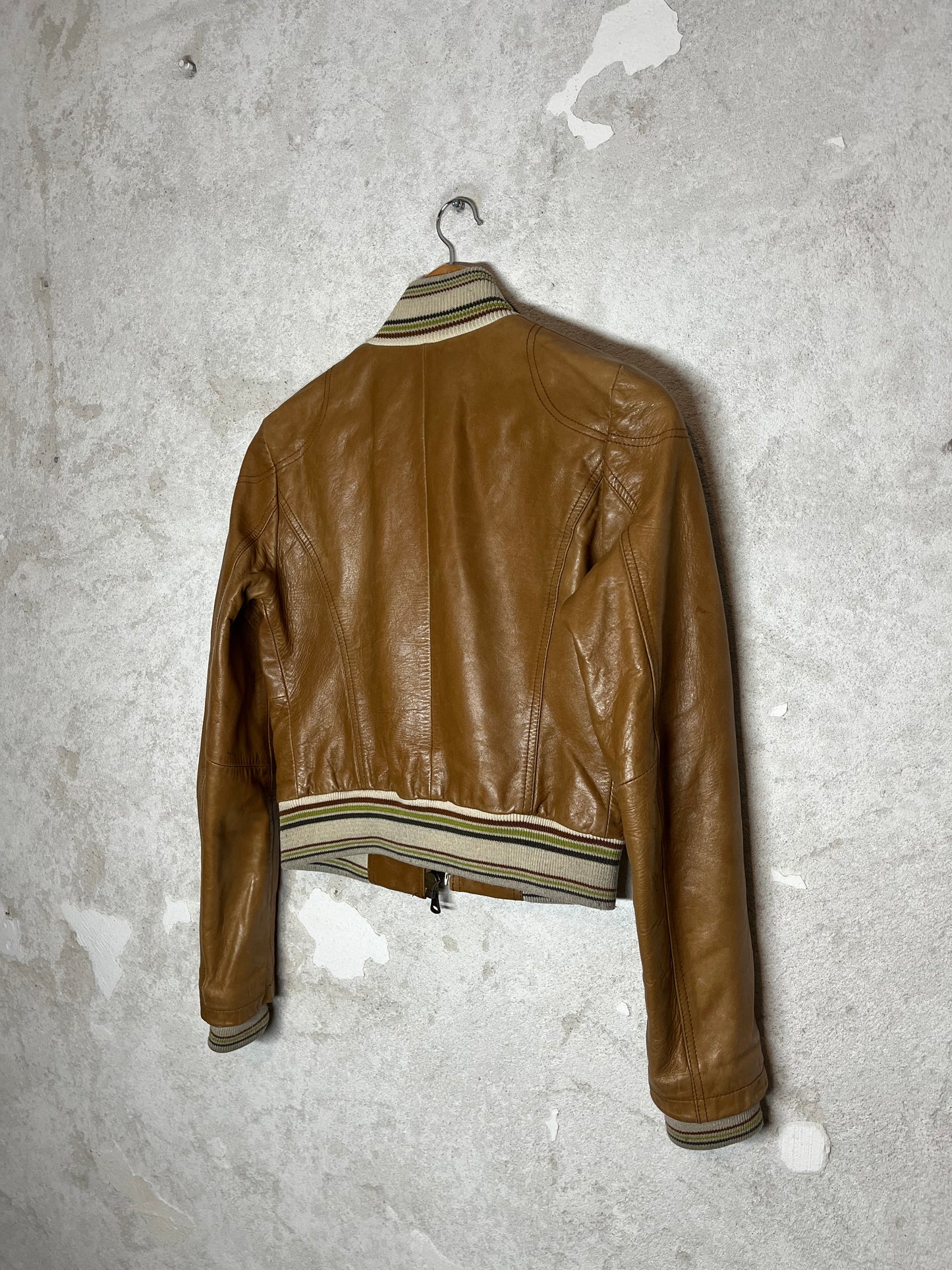 Dolce & Gabbana leather jacket - XS