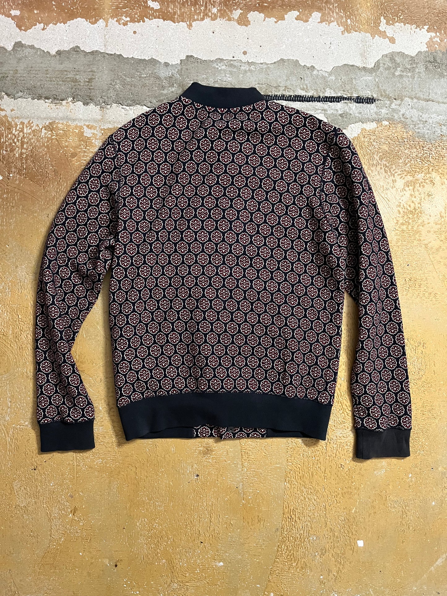 Dries van Noten 15AW monogram knit sweater - S