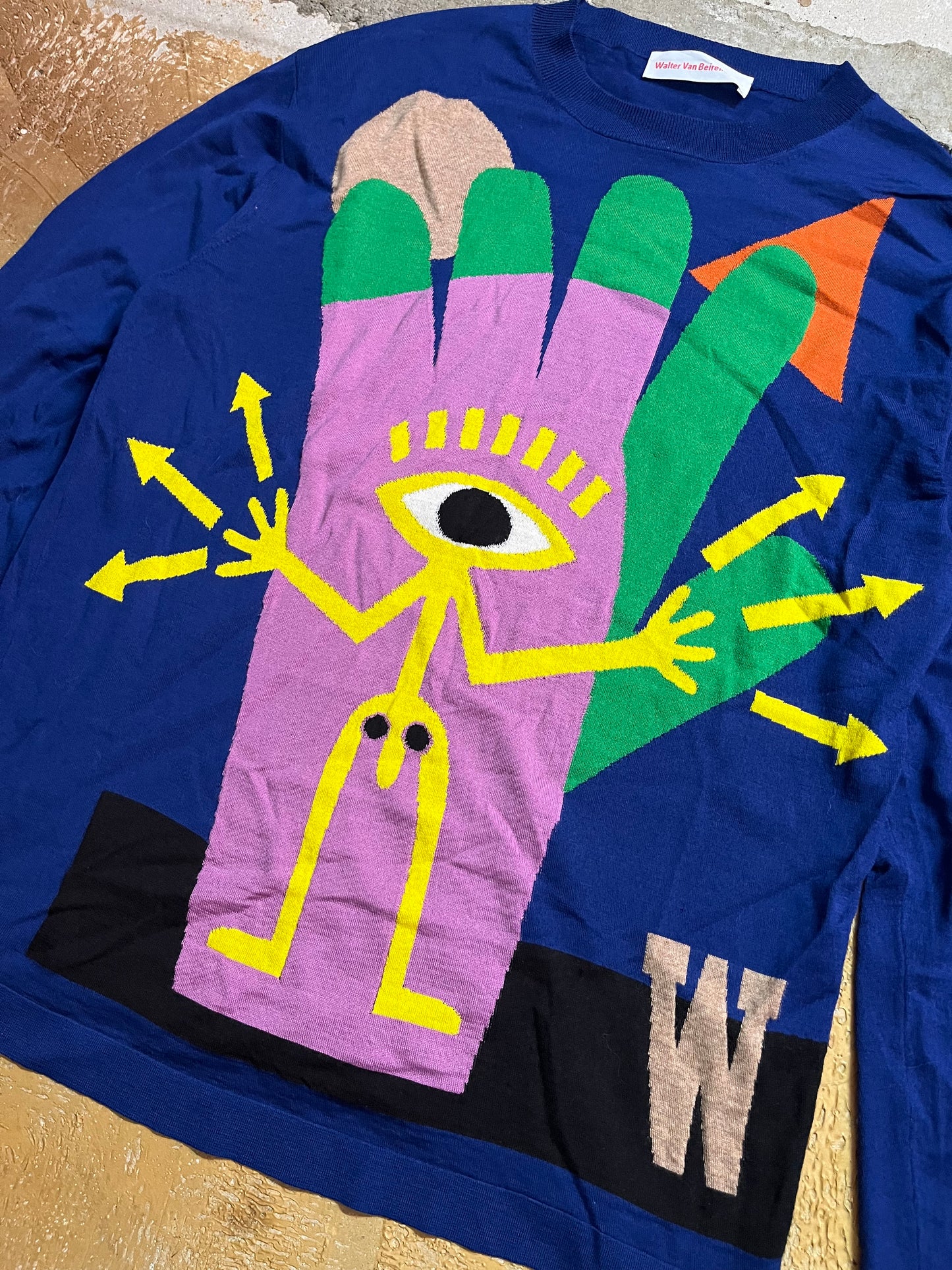 Walter van Beirendonck runway 100% wool sweater - L