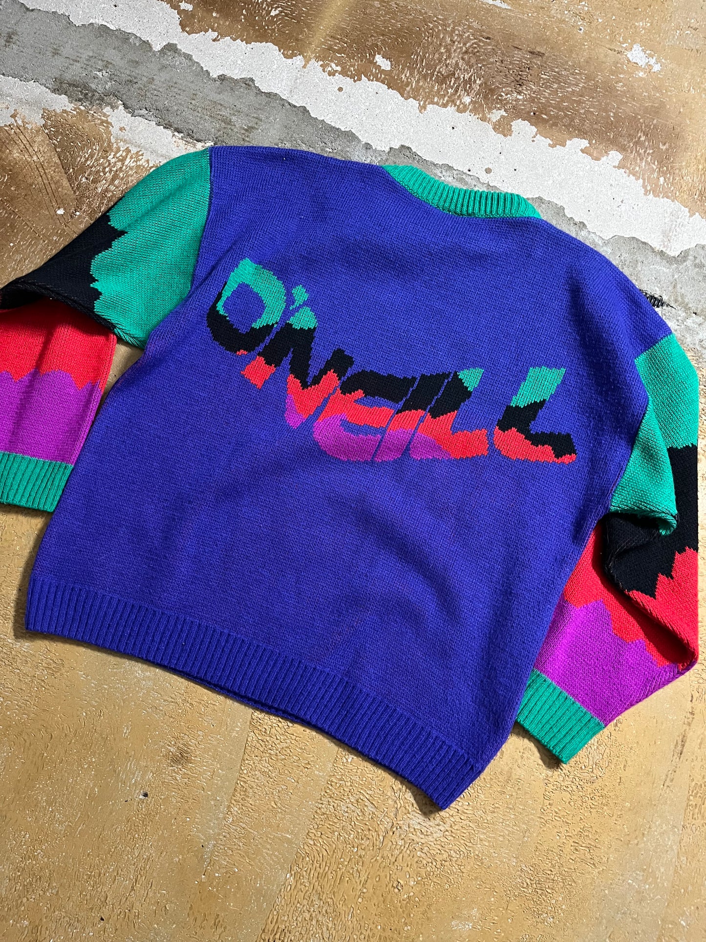 O’neill vintage wool knit sweater - S