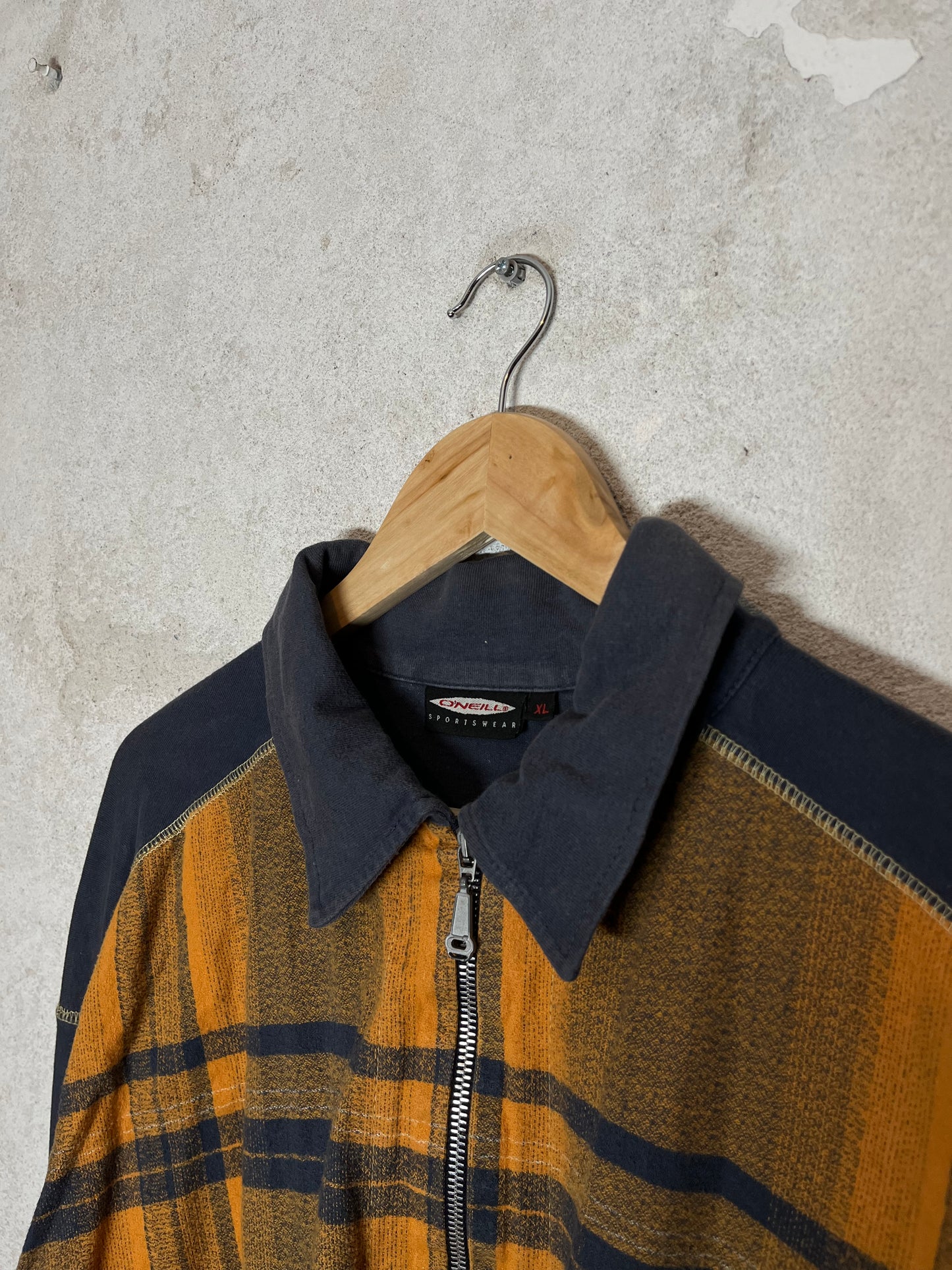 O’neill vintage overshirt zip-up jacket - XL