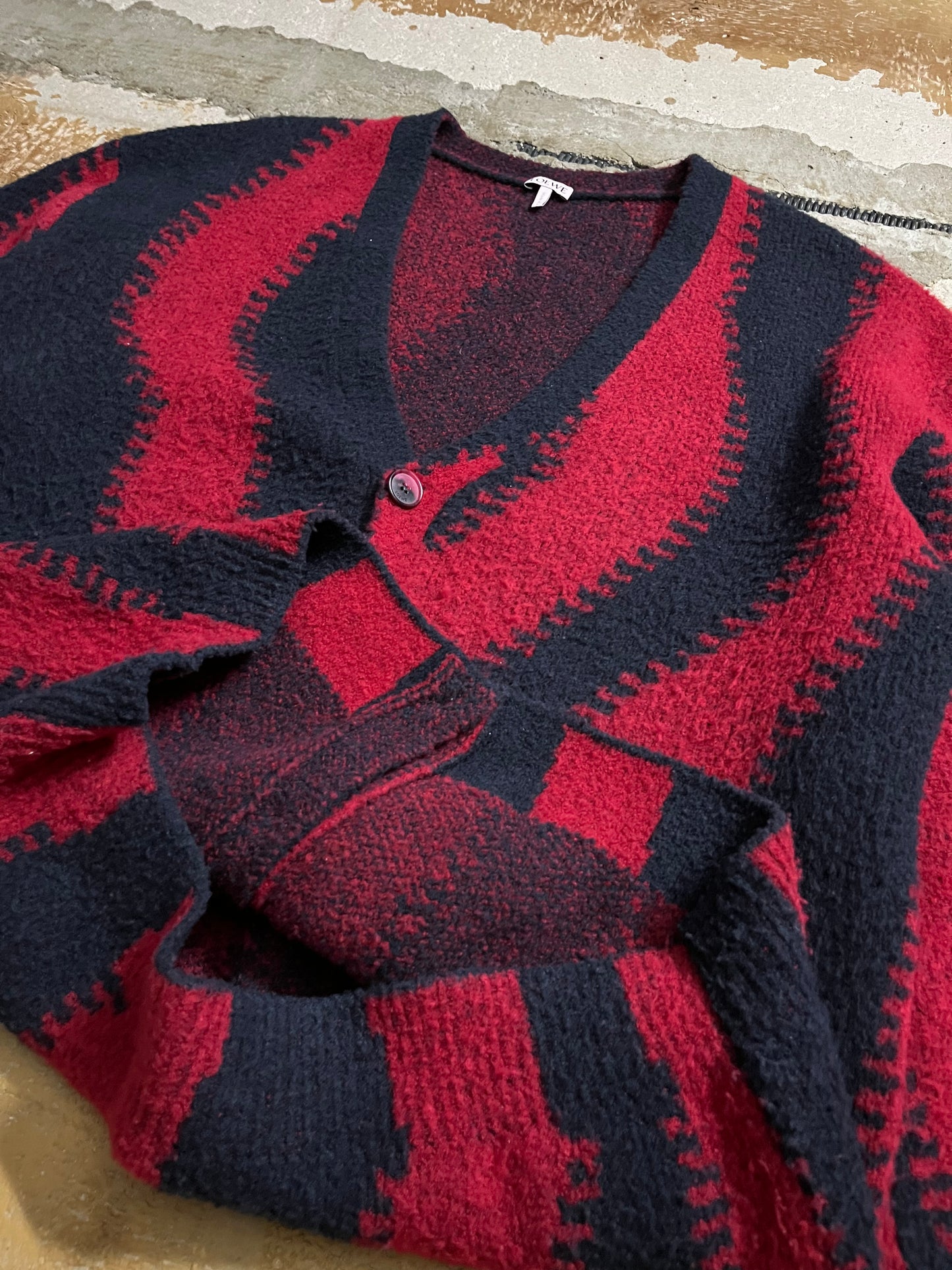 LOEWE wool cardigan jacket - M