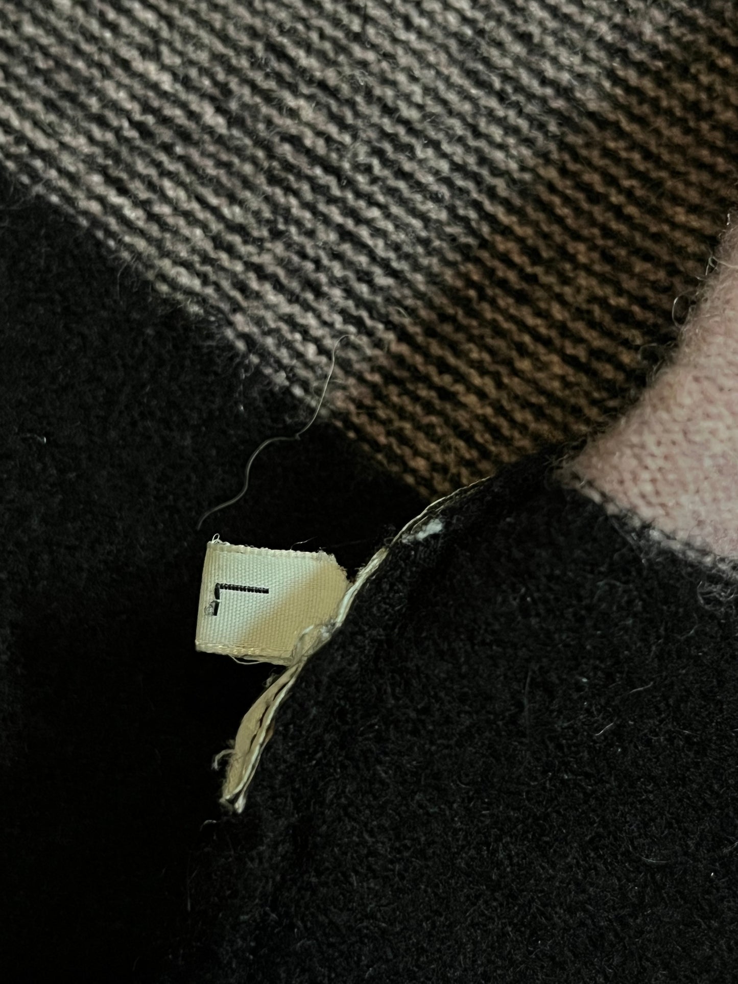 Stone Island knit zip-up sweater - L