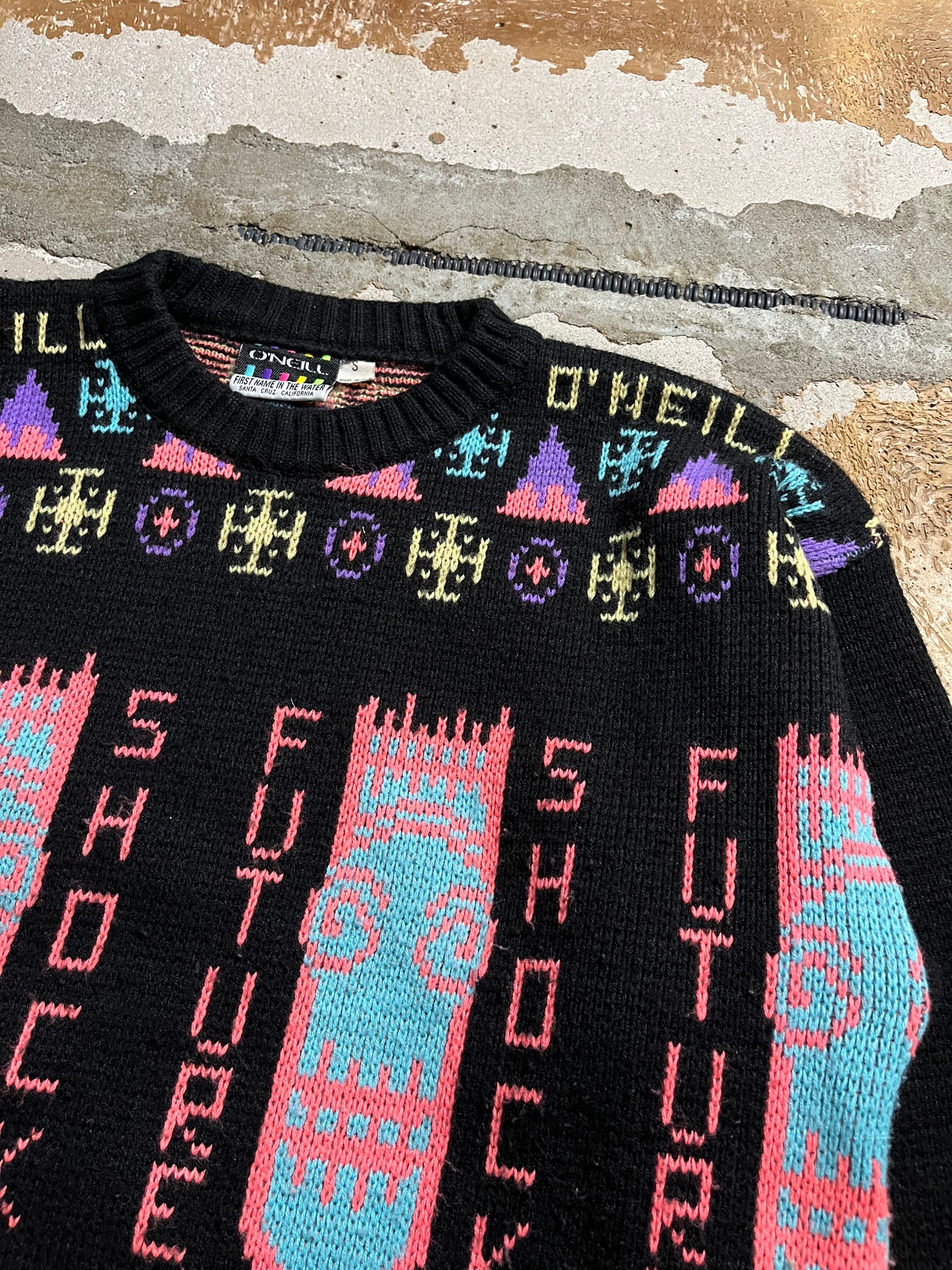 O’neill vintage ski knit sweater - S
