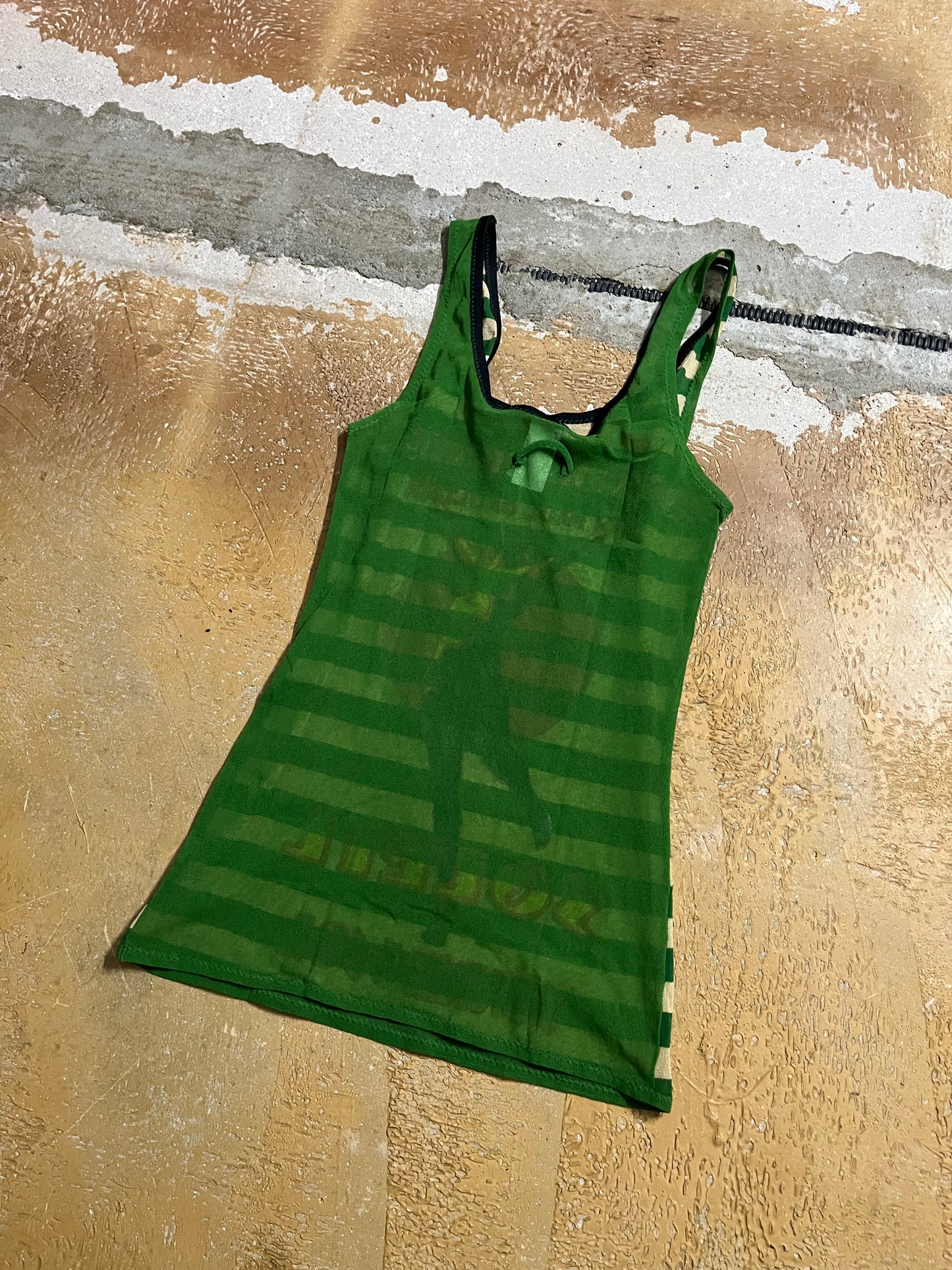 Jean Paul Gaultier 90s Soleil mesh top - S