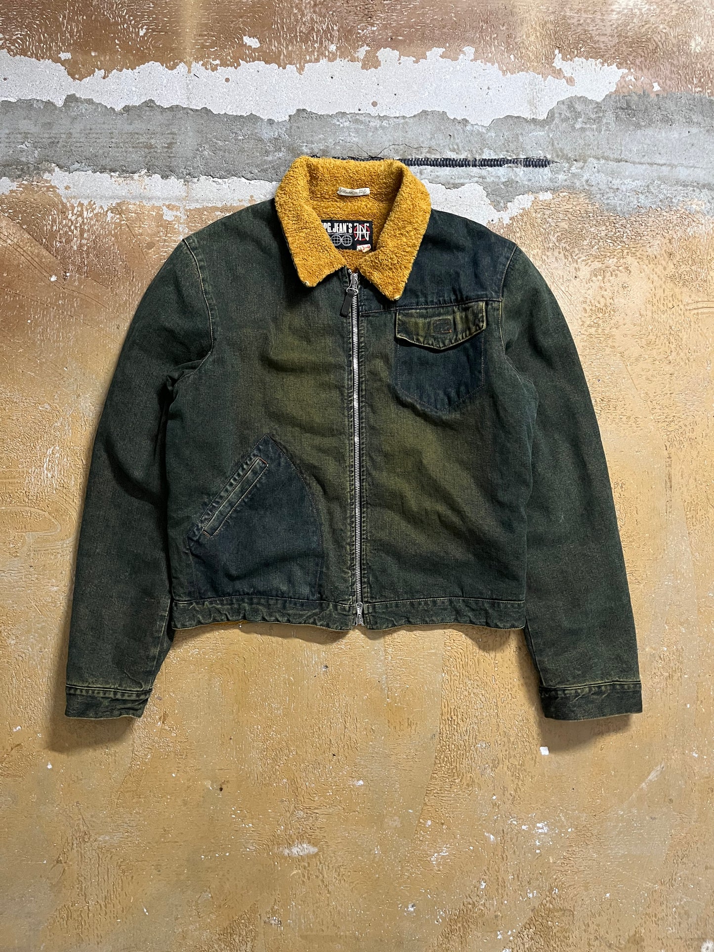 Jean Paul Gaultier acid wash denim jacket - XS