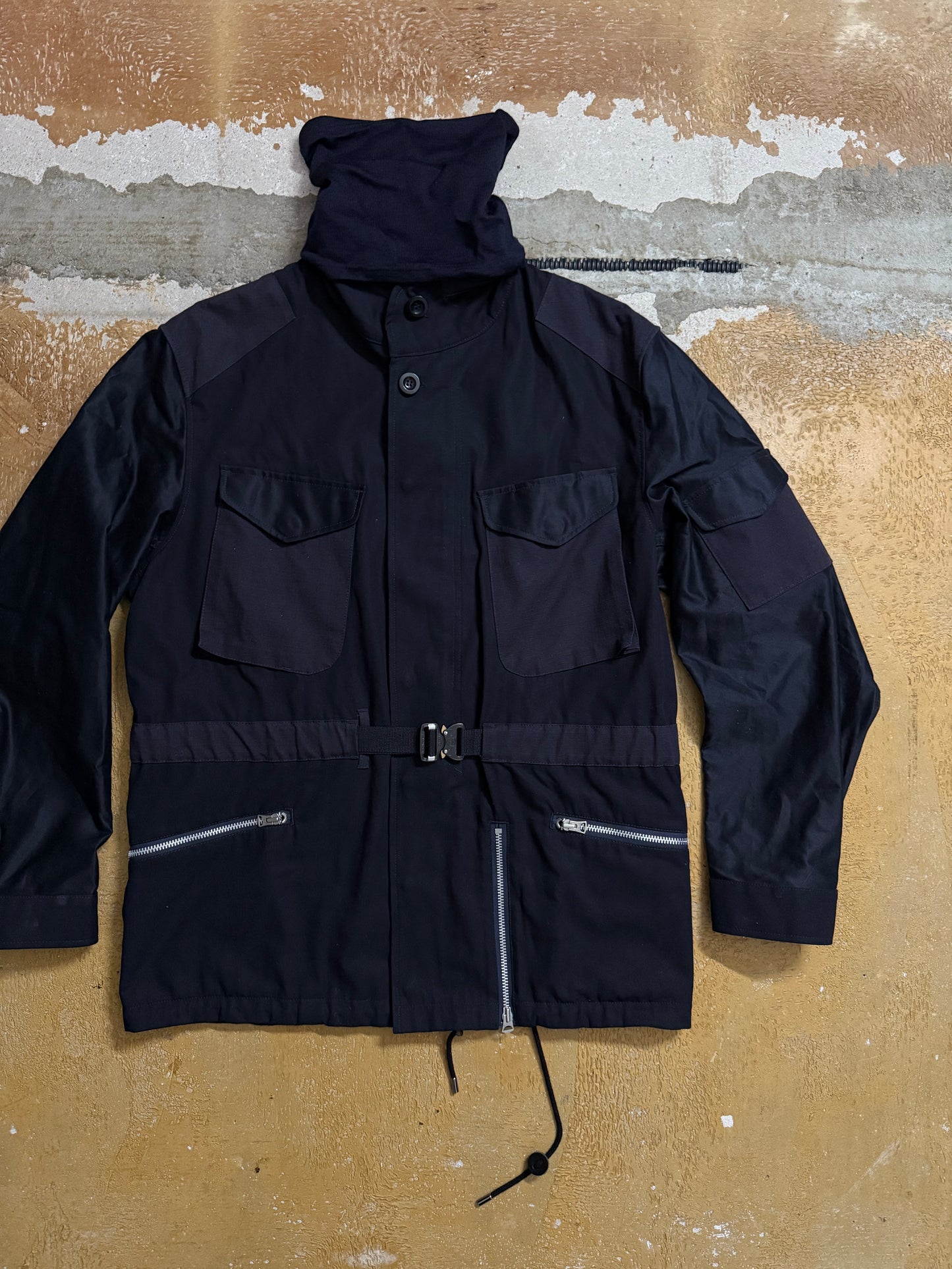 Junya Watanabe military jacket with waist belt - M