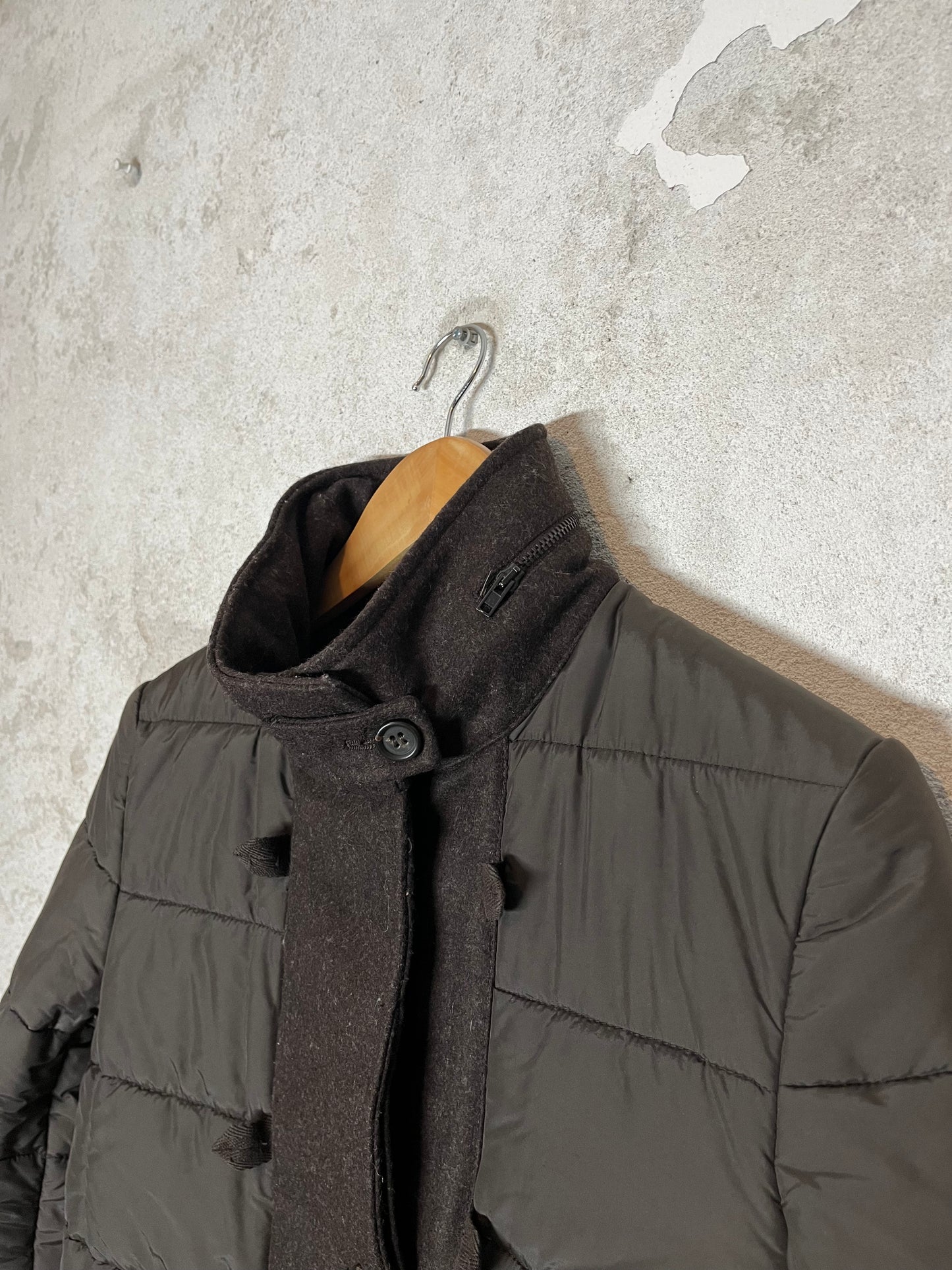 Miu Miu brown puffer jacket - S