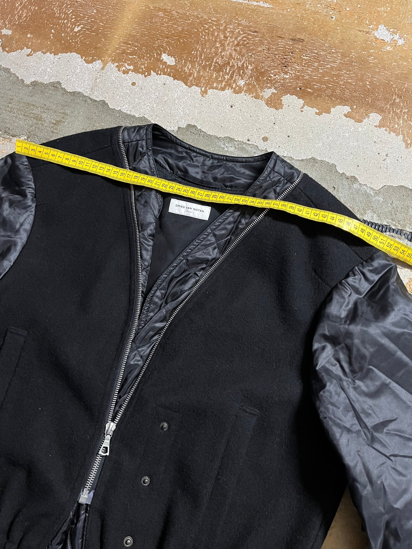 Dries van Noten vintage FW2007 gimp fill zip gimp bomber jacket - S