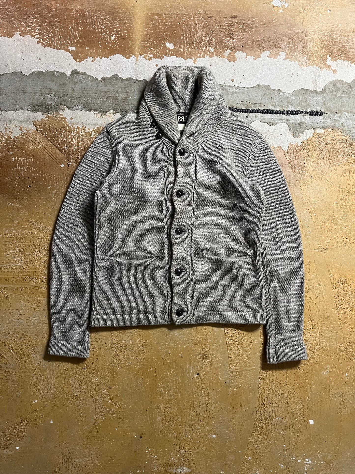 Ralph Lauren Double RL knit shawl cardigan - XS