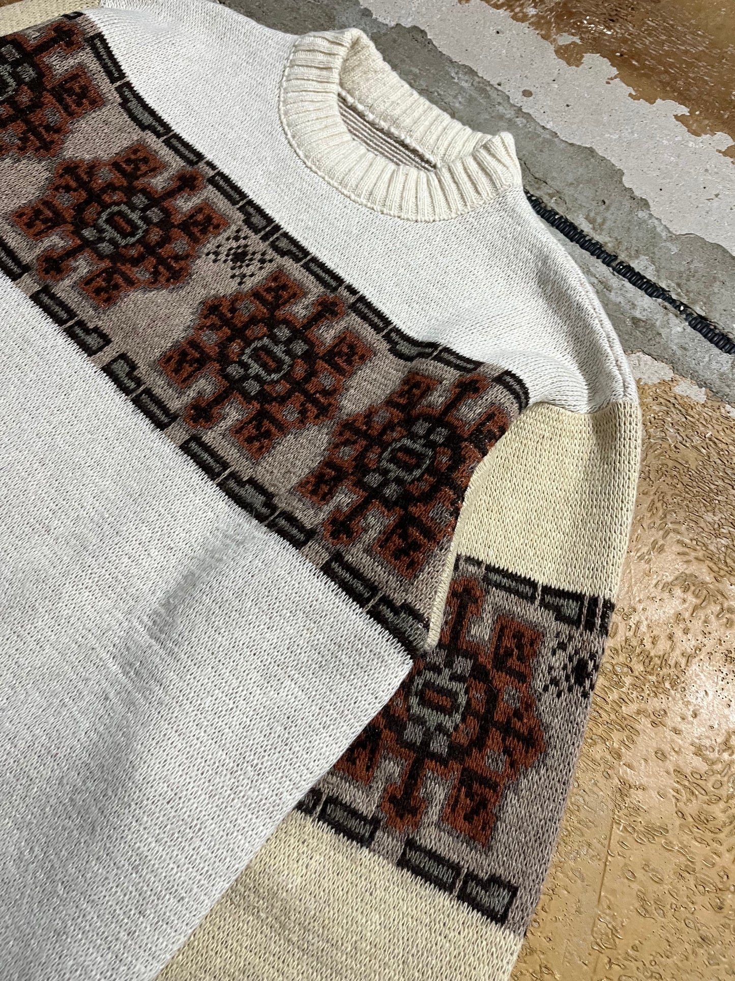 Oxbow vintage knit wool sweater - XL