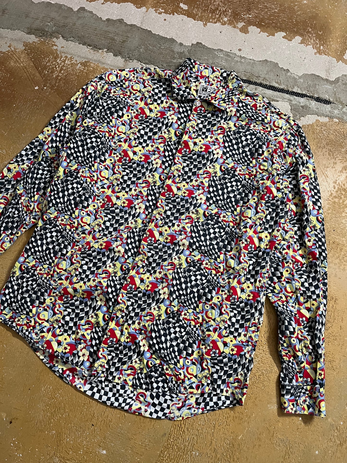 Versace V2 multicolor psychedelic shirt - XL