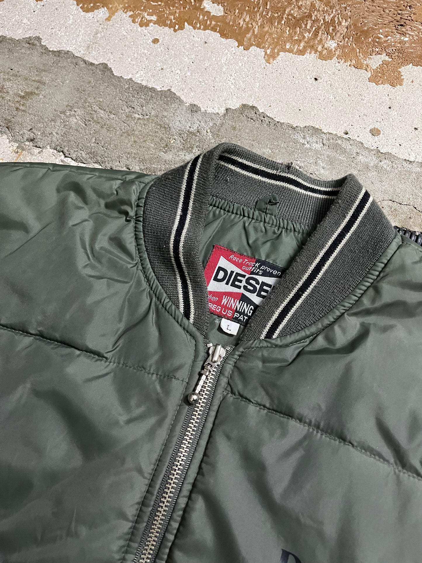 Diesel padded bodywarmer - L