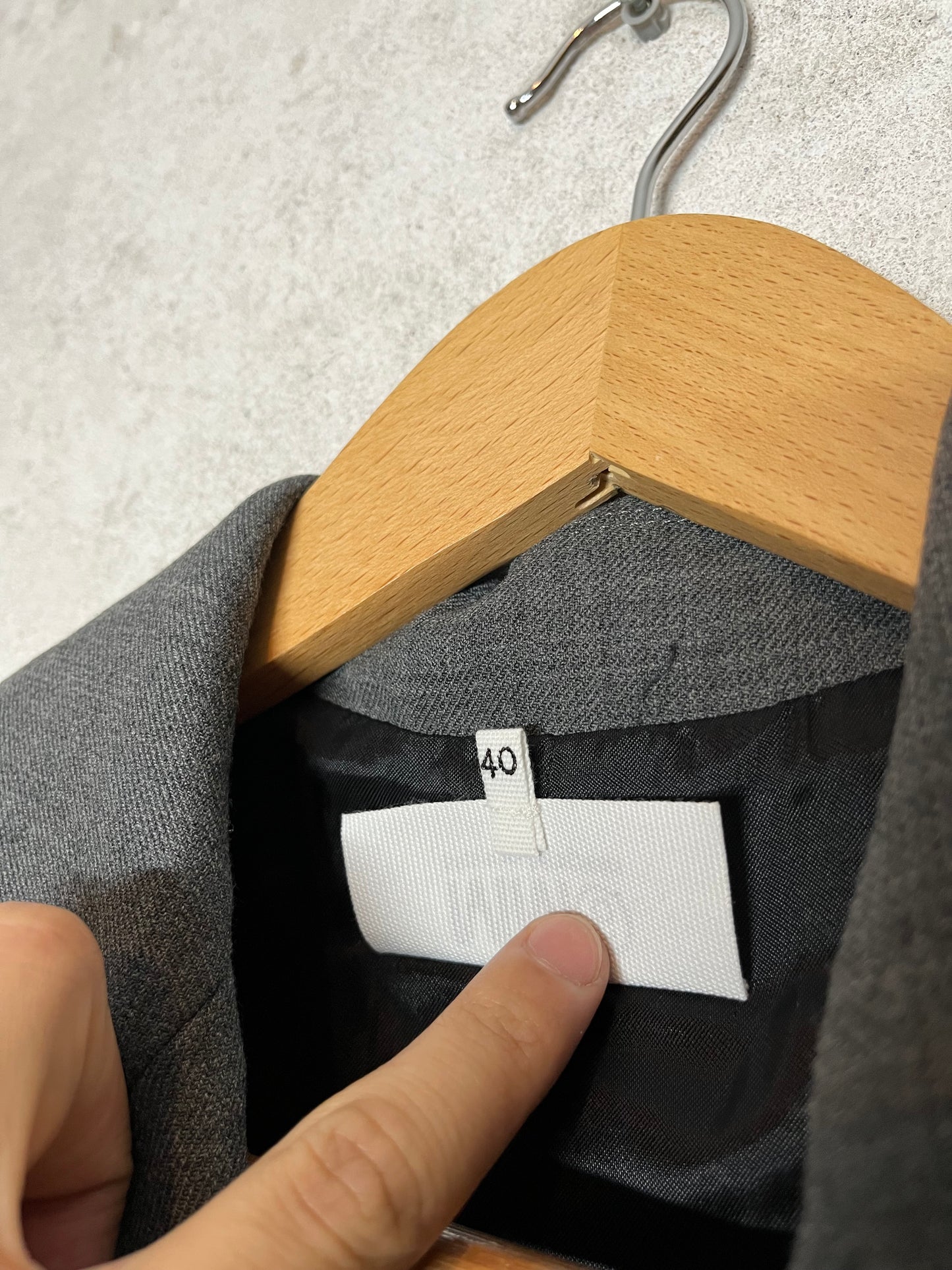 Maison Martin Margiela MM6 grey blazer - L