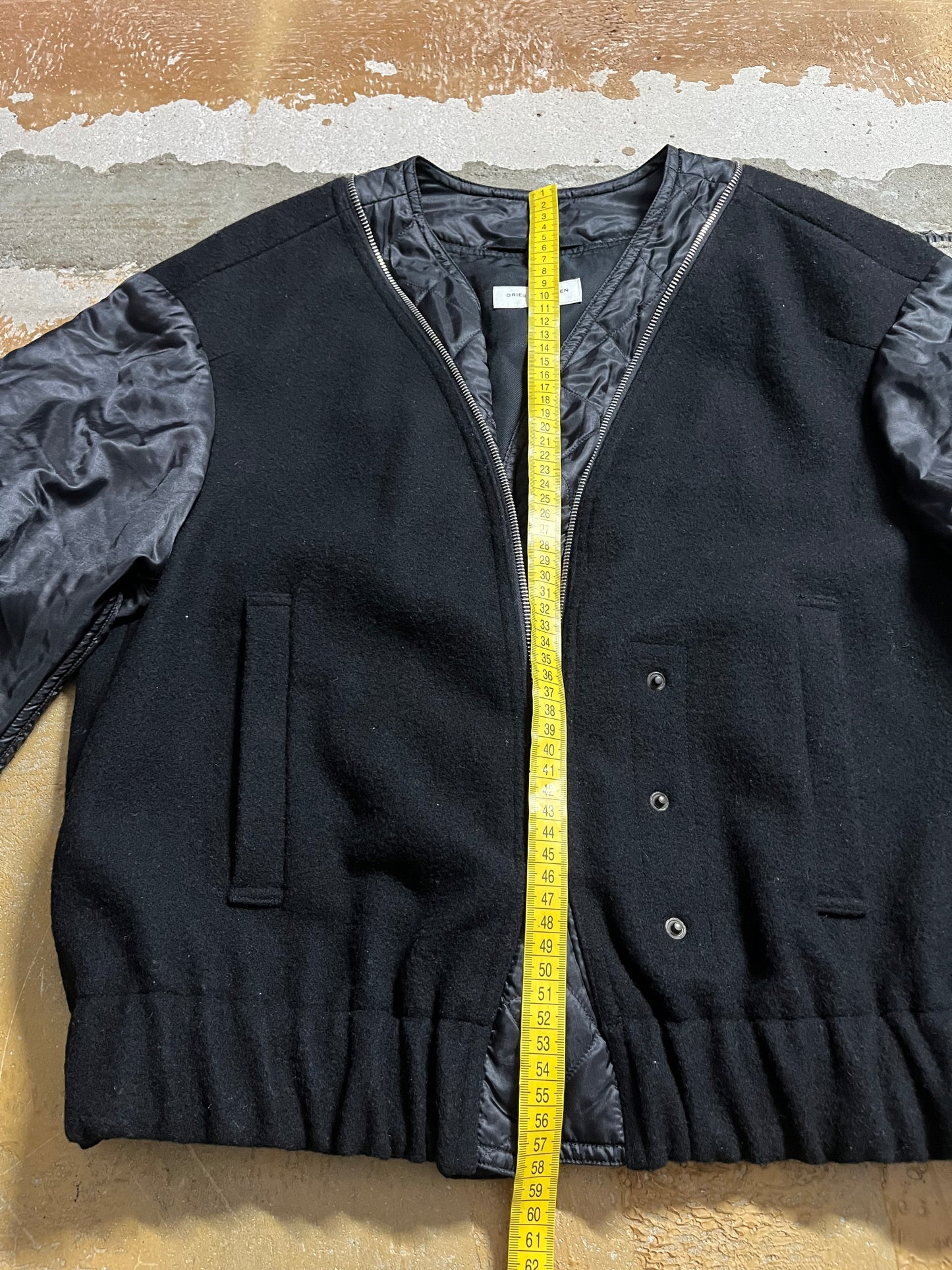 Dries van Noten vintage FW2007 gimp fill zip gimp bomber jacket - S