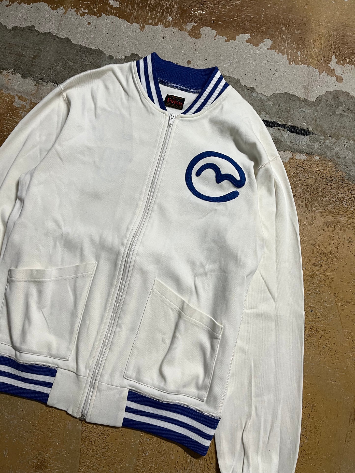 Mighty Evisu zip-up sweater - M