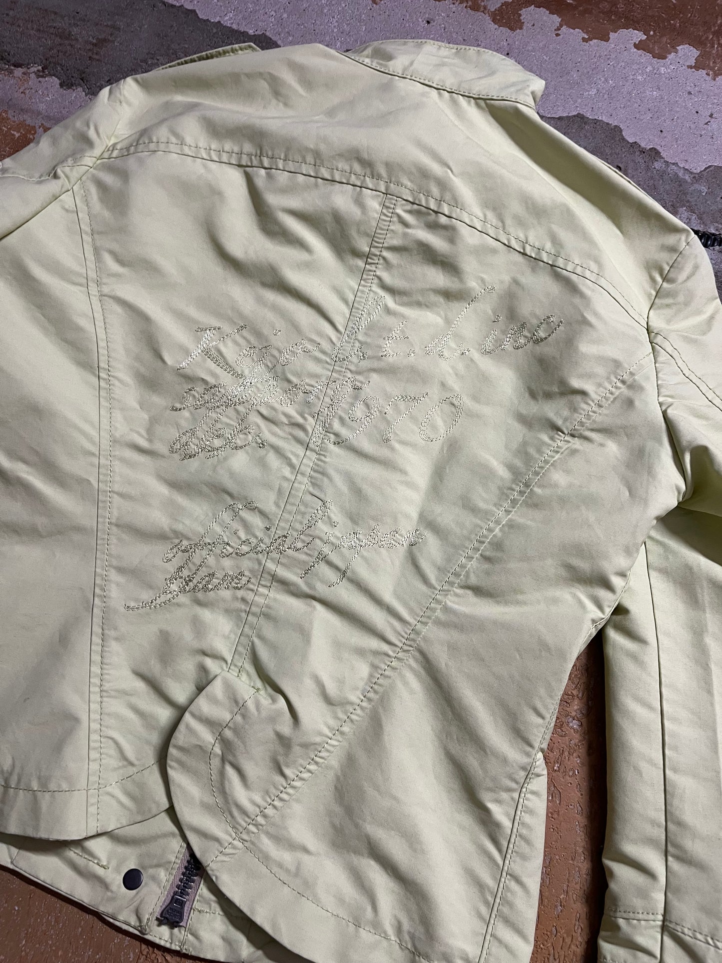 KEJO assymetrical embroidered japanese jacket - XS