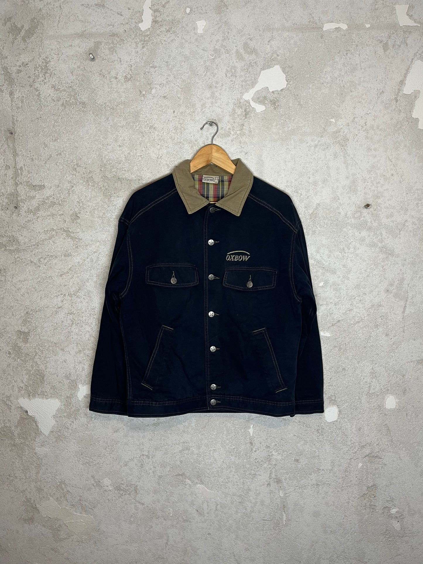 Oxbow vintage retro 2000s 90s y2k worker canvas jacket