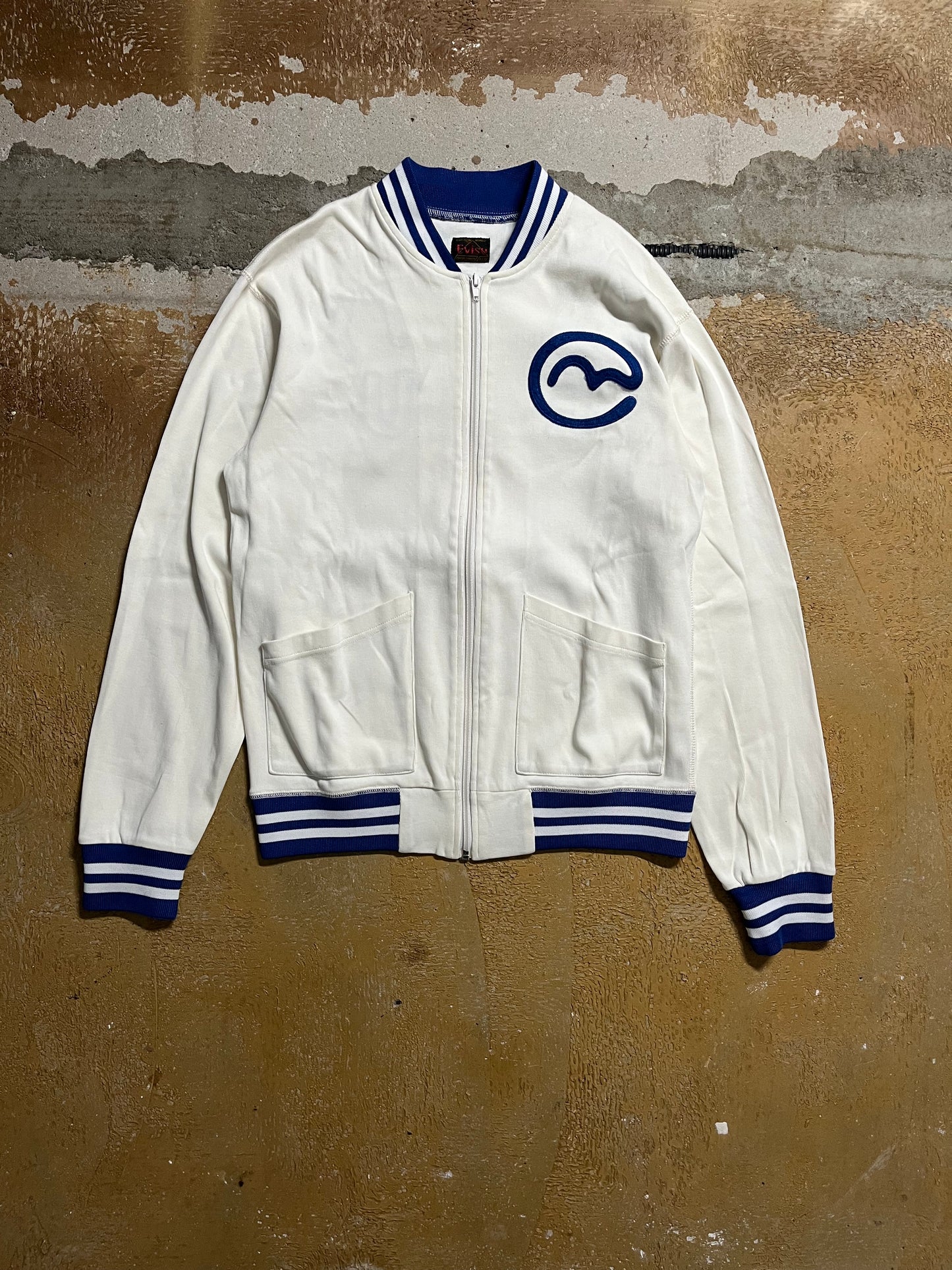 Mighty Evisu zip-up sweater - M