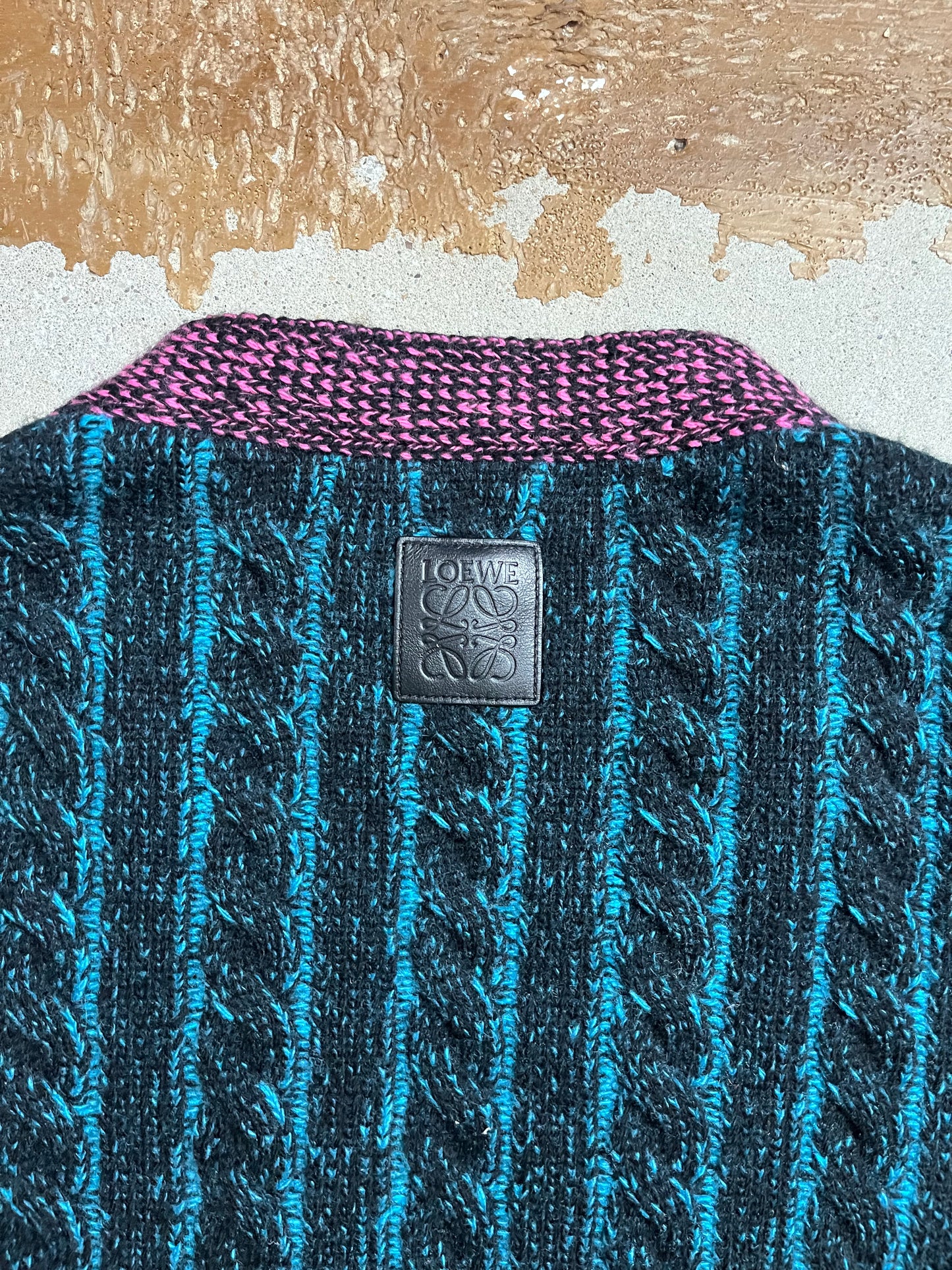LOEWE SAMPLE knit cardigan sweater -