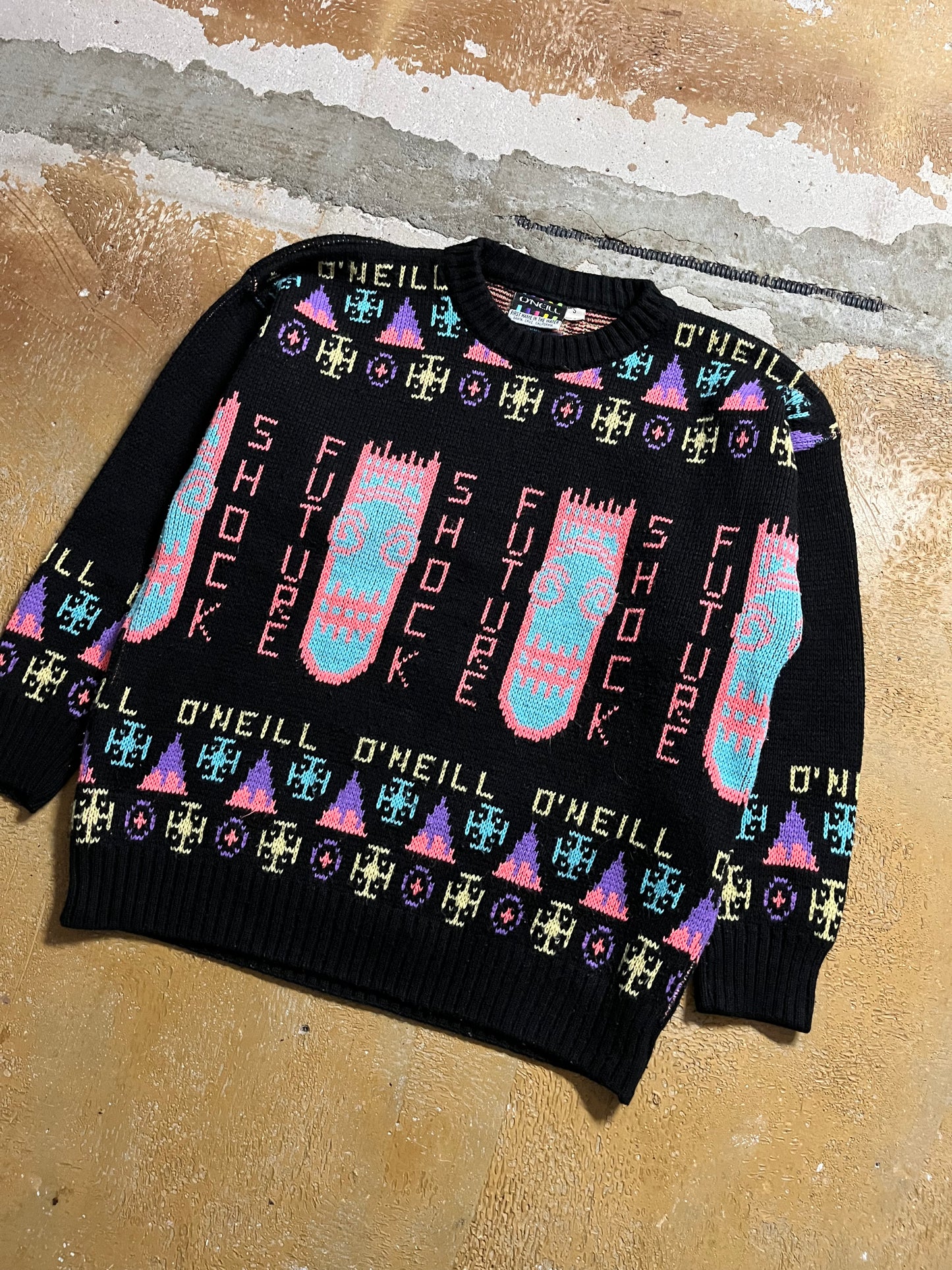 O’neill vintage ski knit sweater - S