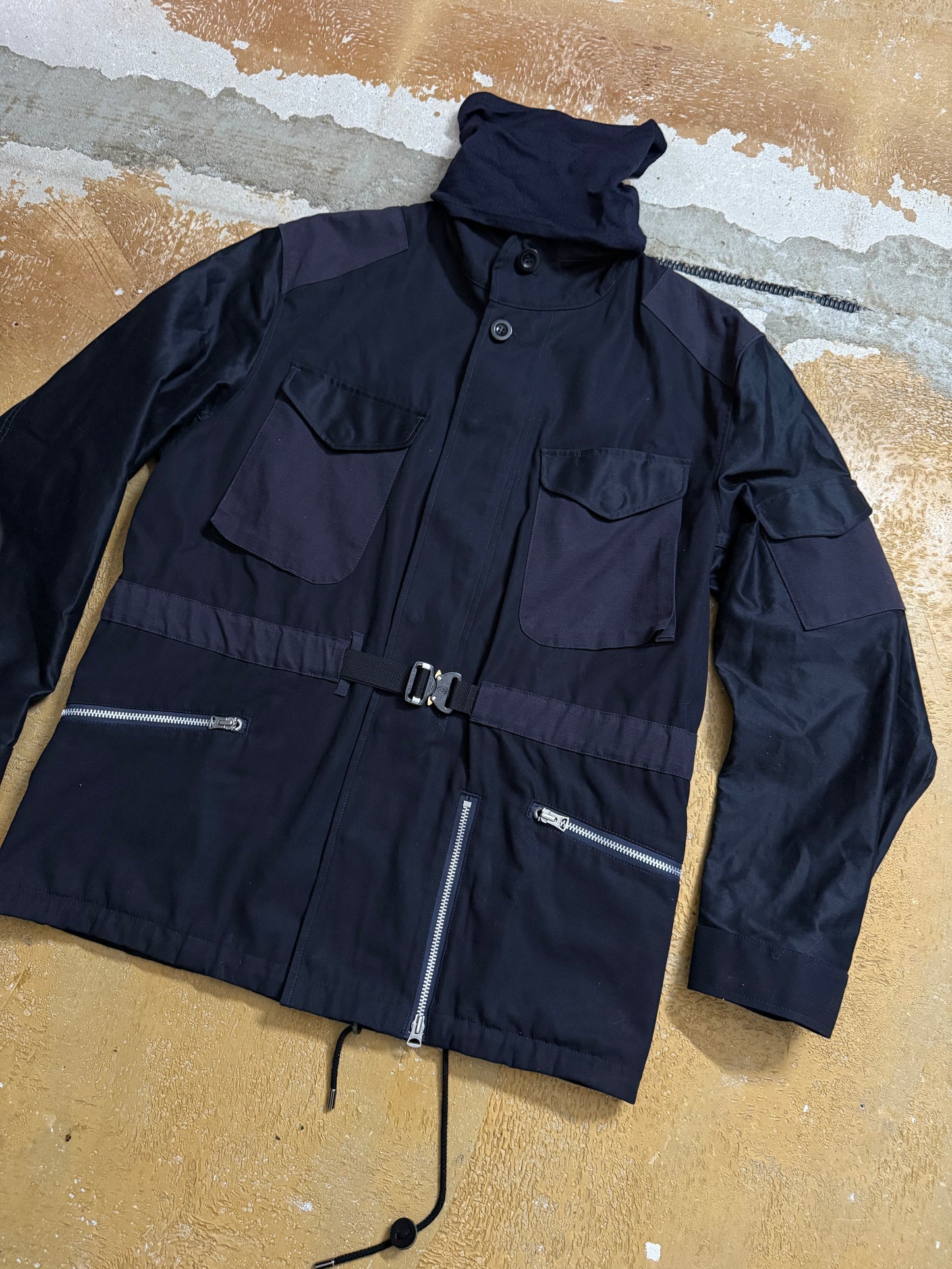 Junya Watanabe military jacket with waist belt - M