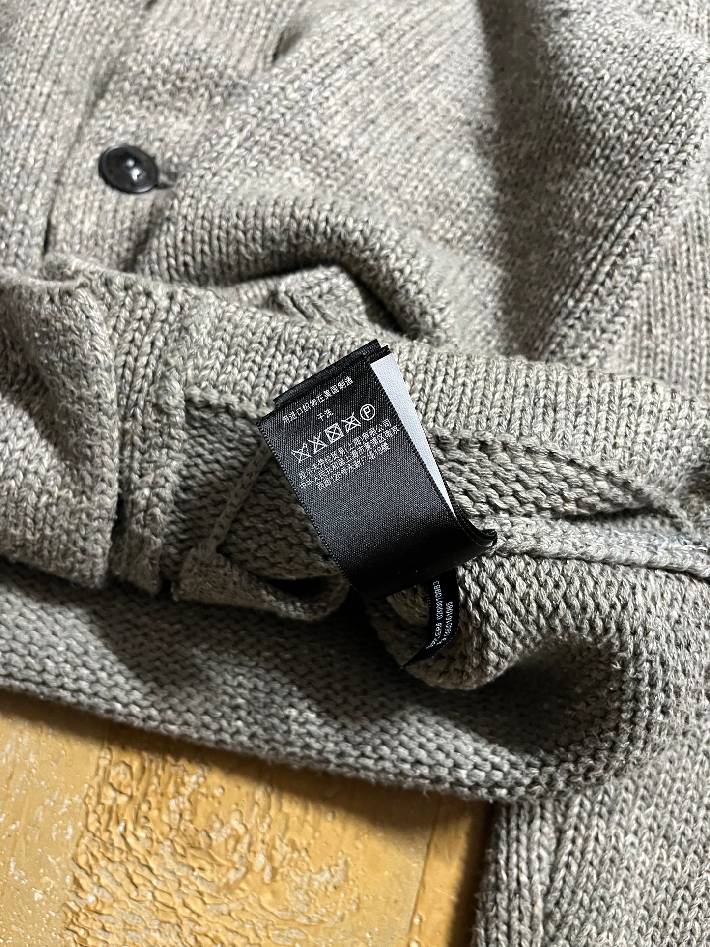Ralph Lauren Double RL knit shawl cardigan - XS