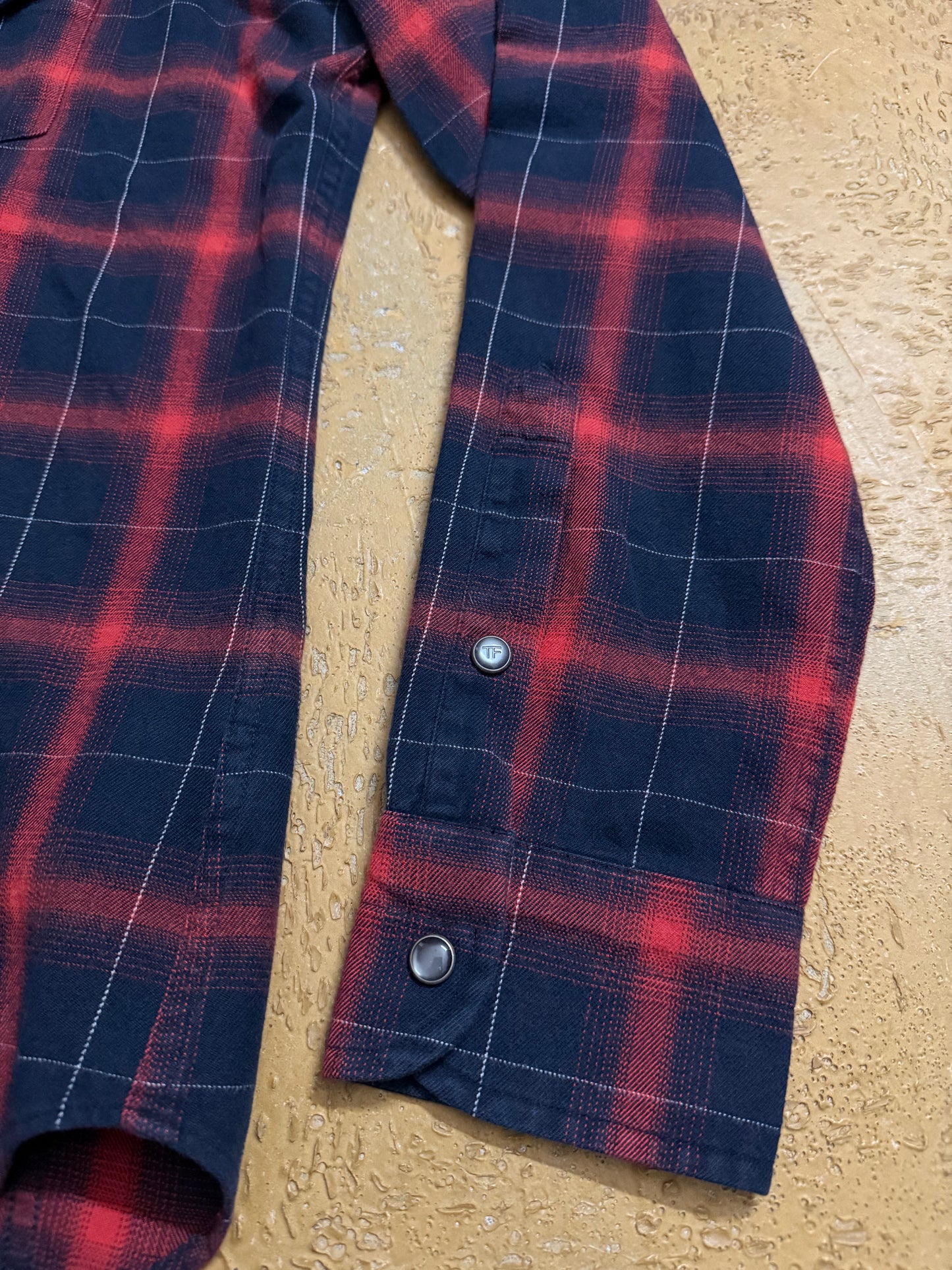 Tom Ford NEW checkered shirt - M