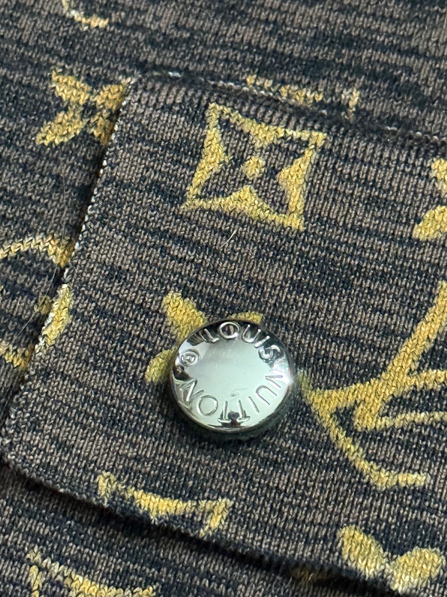 Louis Vuitton vintage monogram knit sweater - S