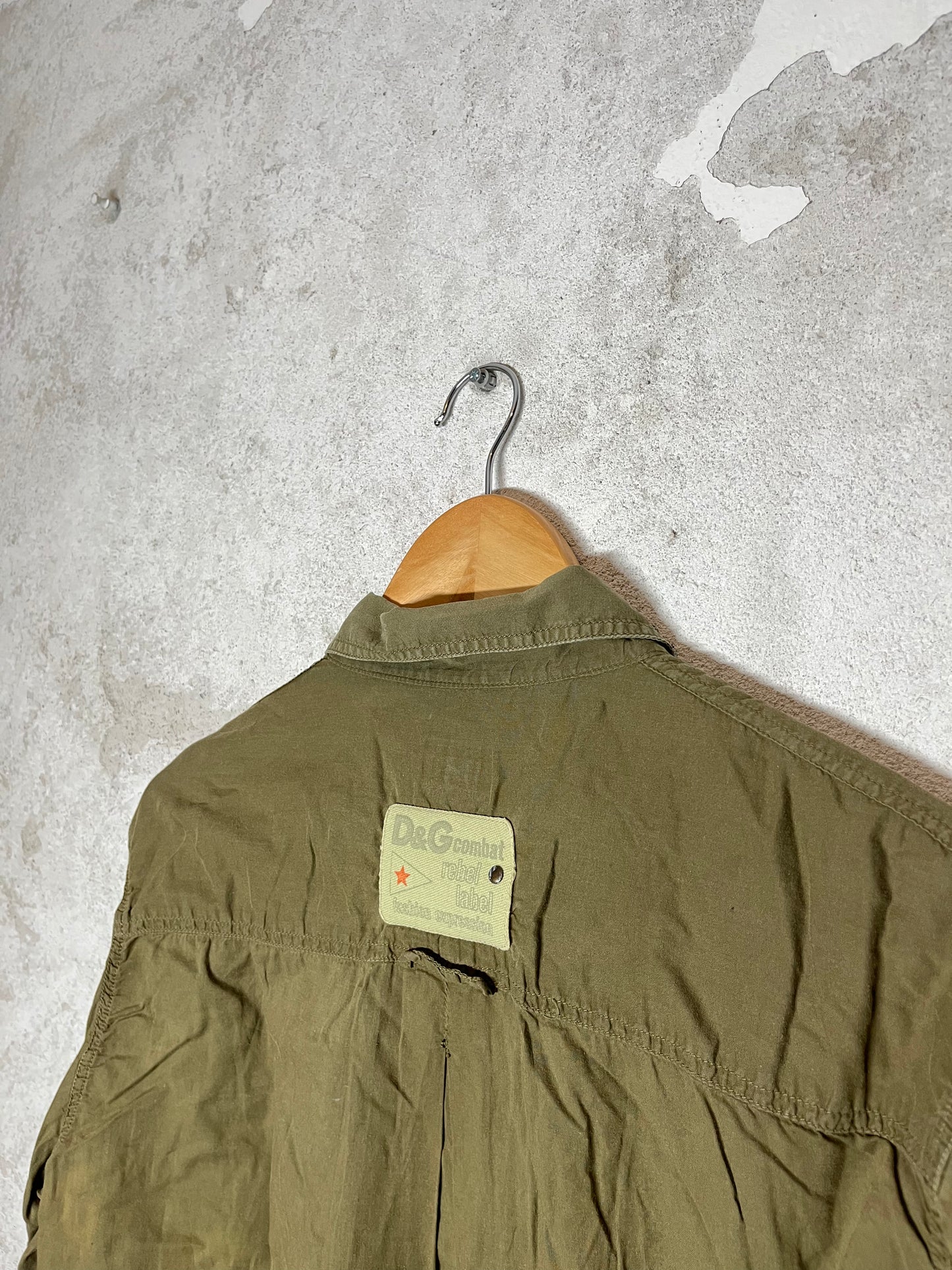 Dolce & Gabbana 2000s cargo multipocket shirt - M