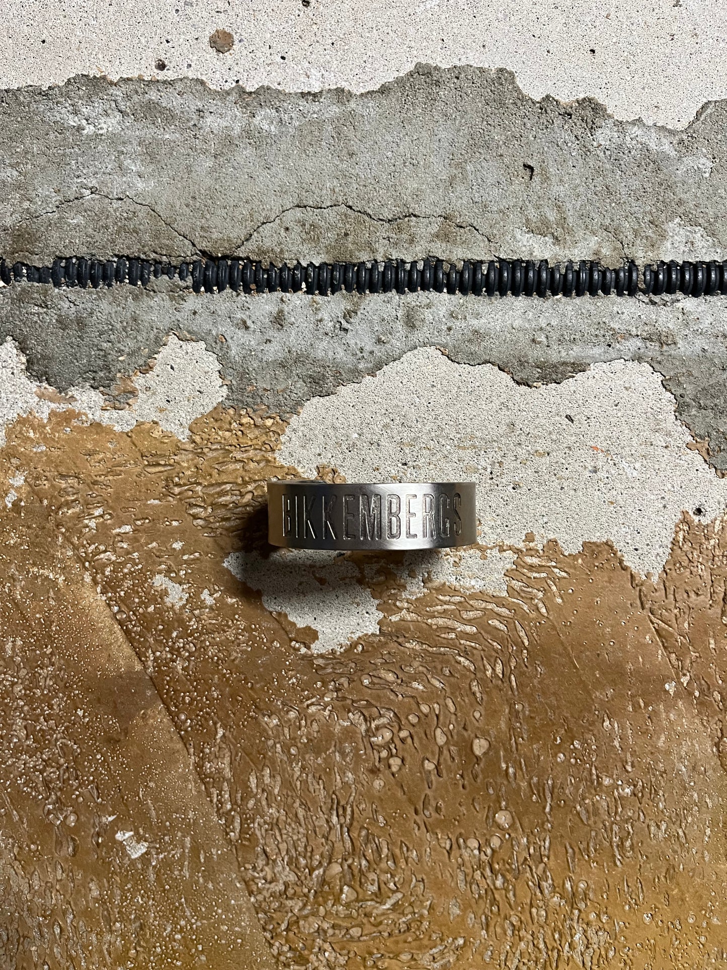 Dirk Bikkembergs silver metal bracelet