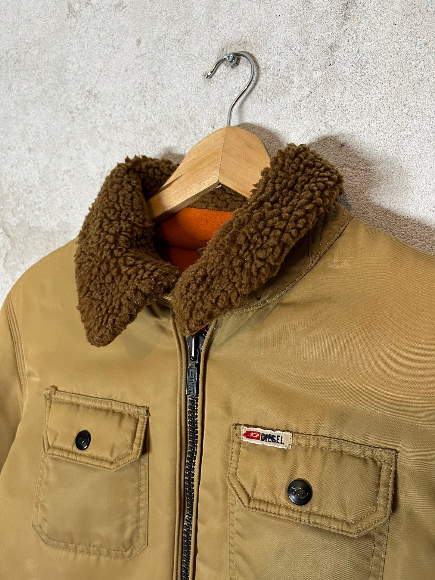 Diesel vintage sherpa jacket - S