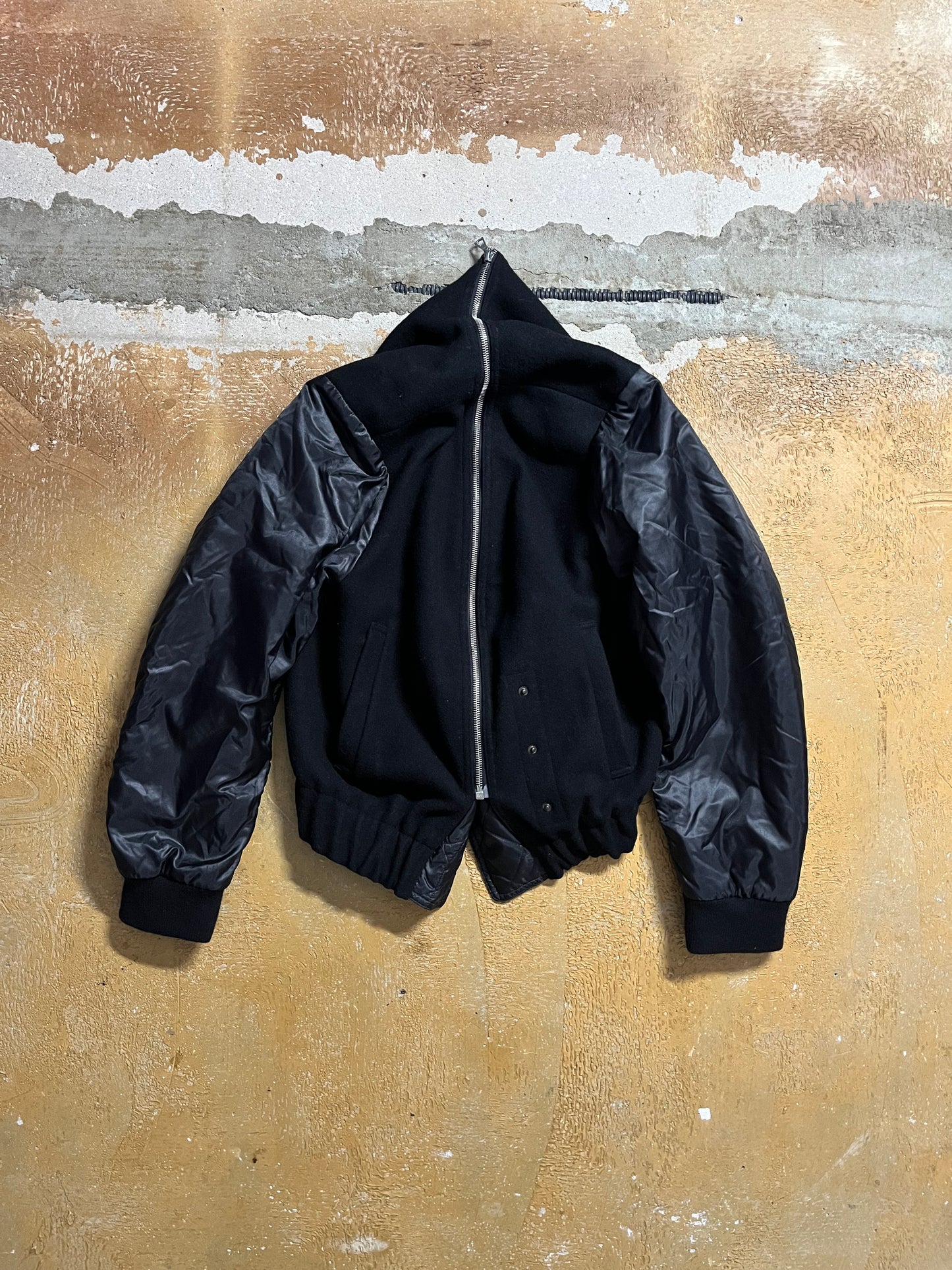 Dries van Noten vintage FW2007 gimp fill zip gimp bomber jacket - S